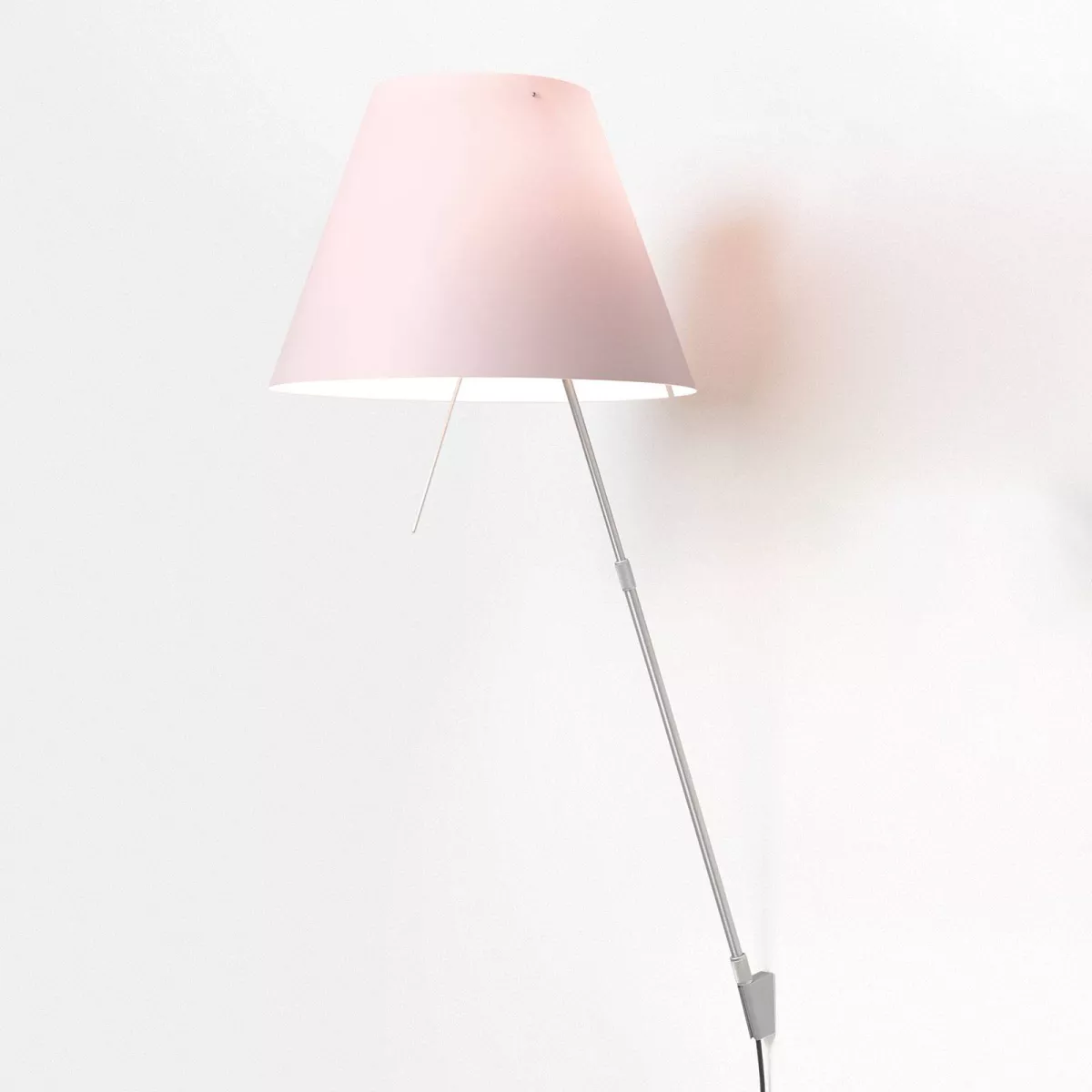 #1 - Luceplan Costanza væglampe D13a, alu/rosa
