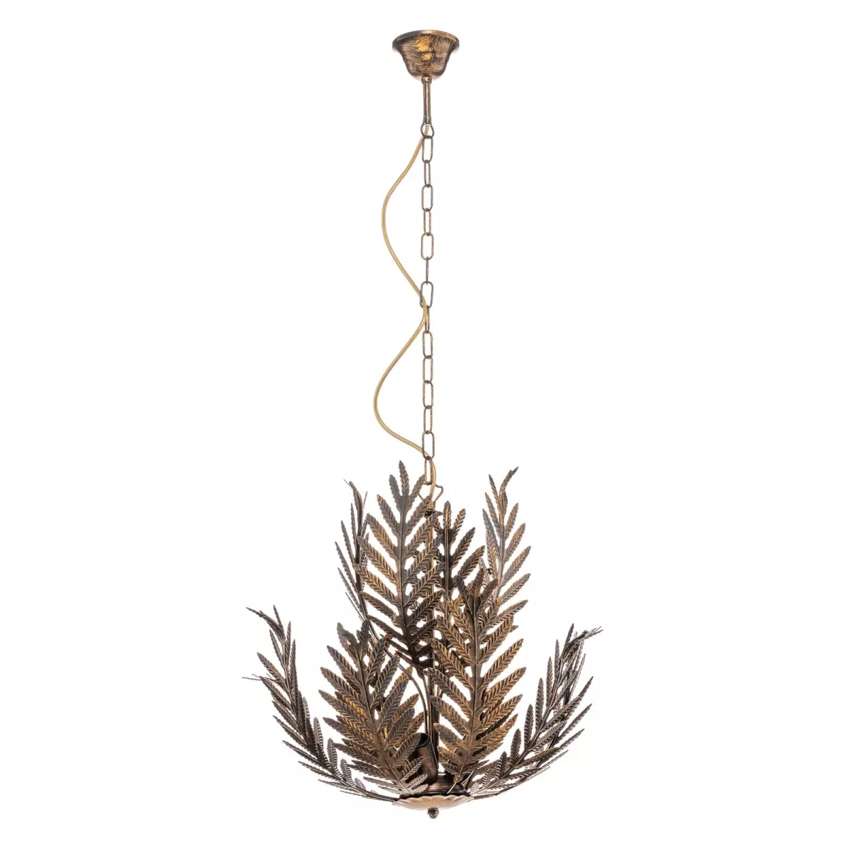 #2 - Felce hængelampe som bregne i bronze