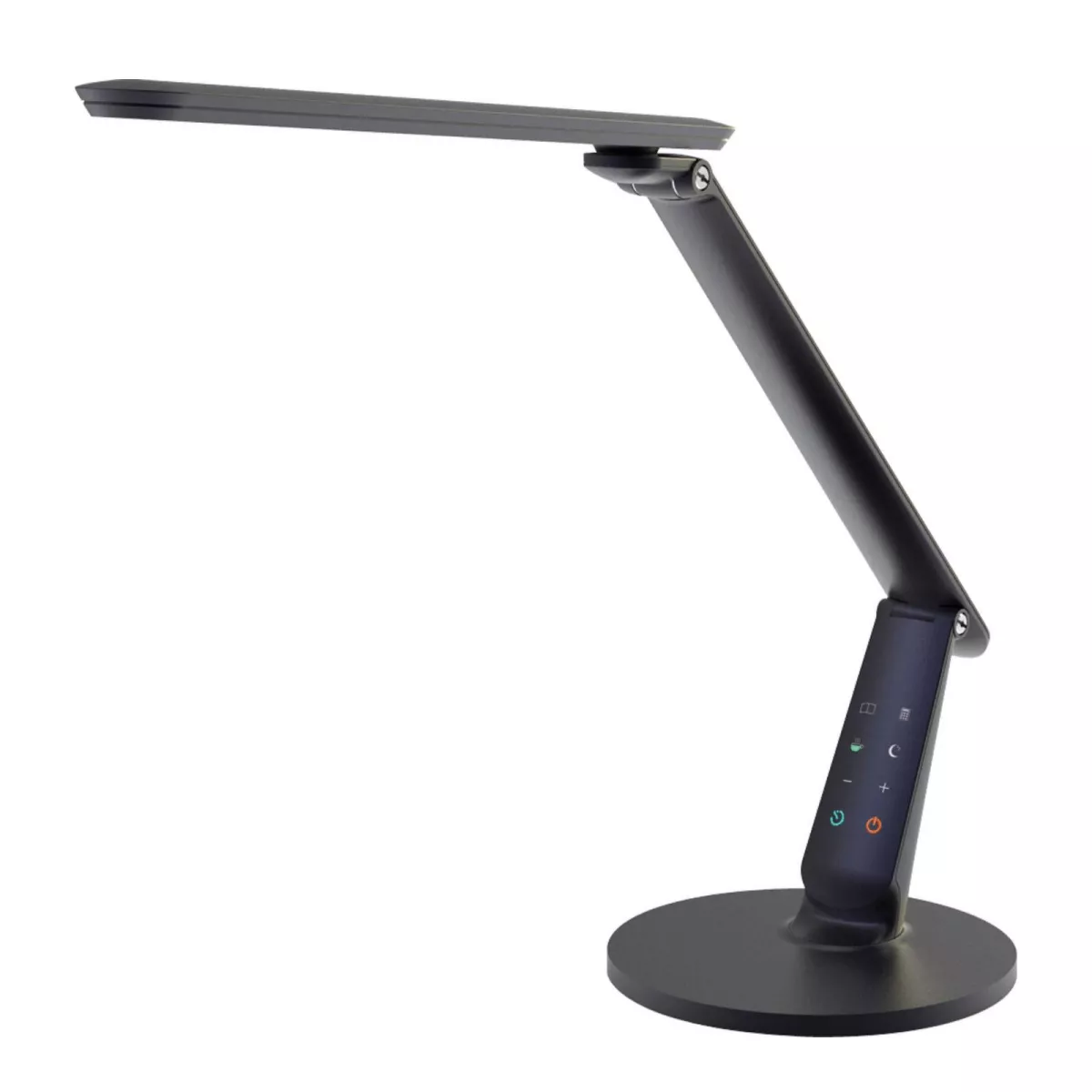 #1 - Zig LED-skrivebordslampe med betjeningspanel, sort