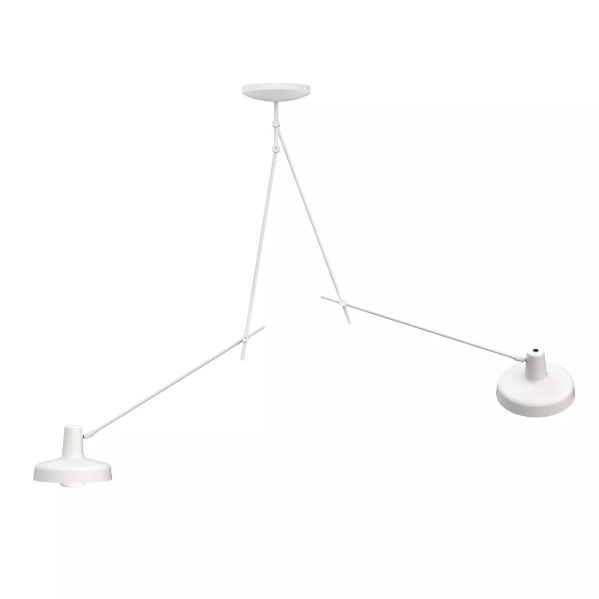 #1 - GRUPA Arigato loftlampe 2 lyskilder 110cm hvid