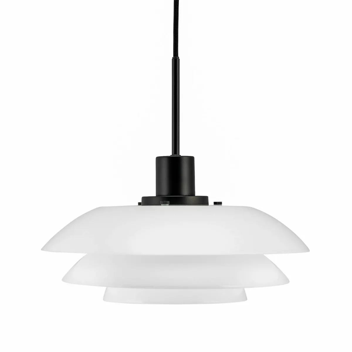 #3 - Dyberg Larsen DL31 hængelampe, glasskærm, sort