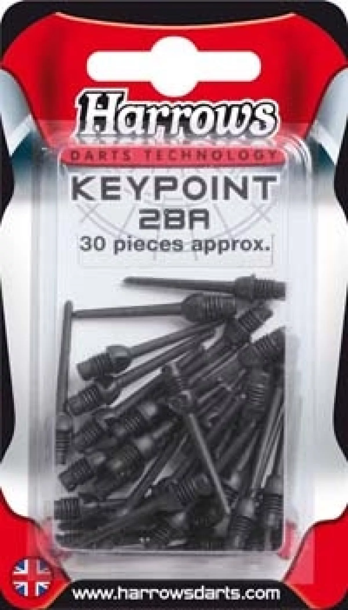 #2 - Harrows Softip Keypoint Spidser 30 stk