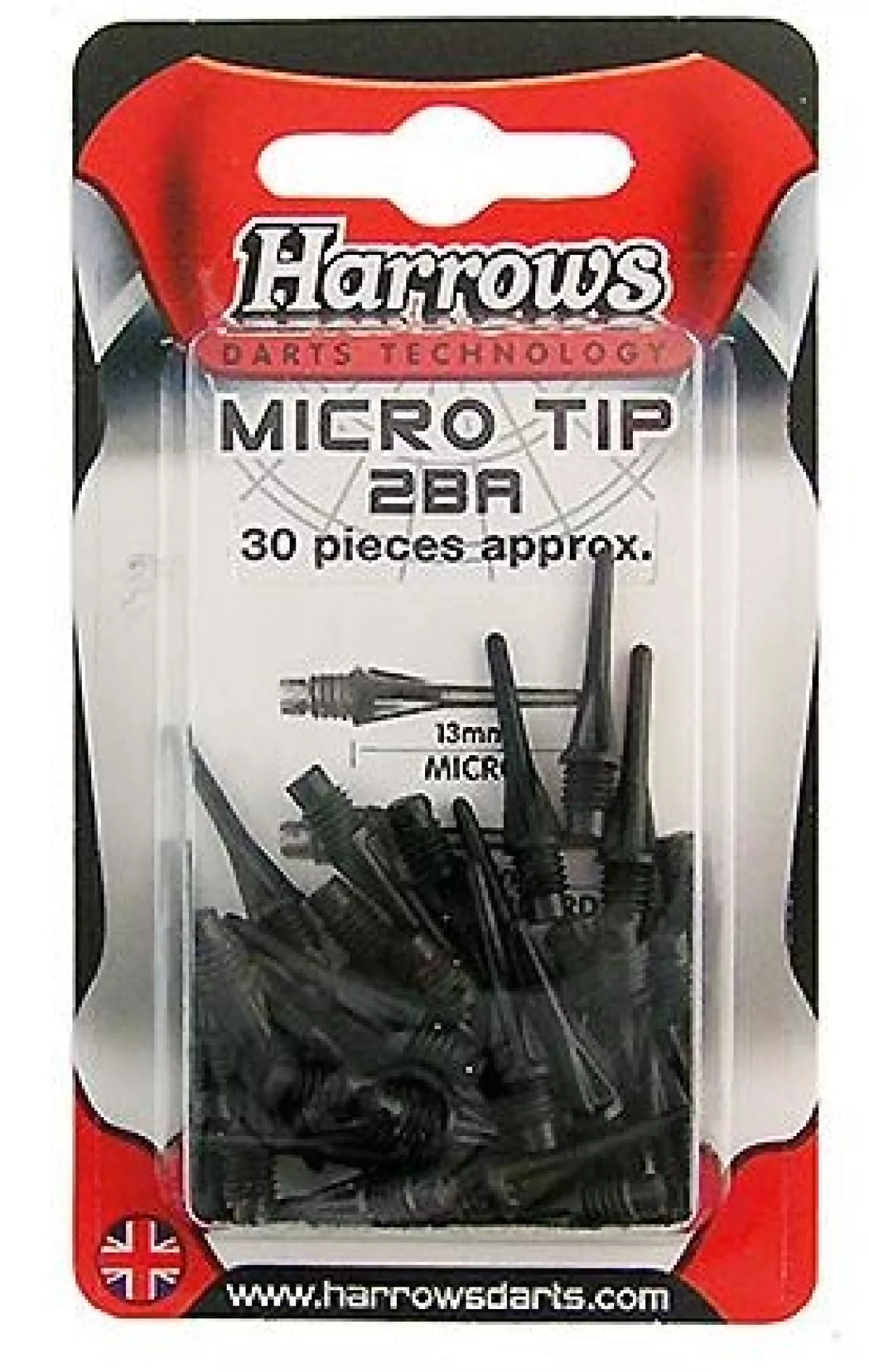 #1 - Harrows Softip Micro Spidser 30 stk