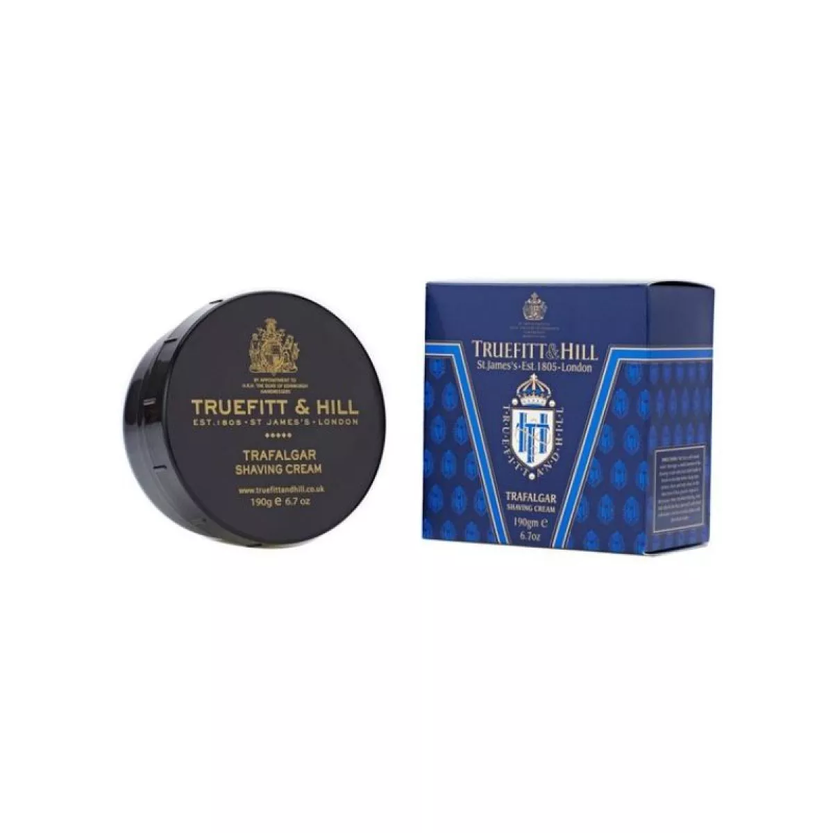 #1 - Truefitt & Hill - Trafalgar Shaving Cream (190g)