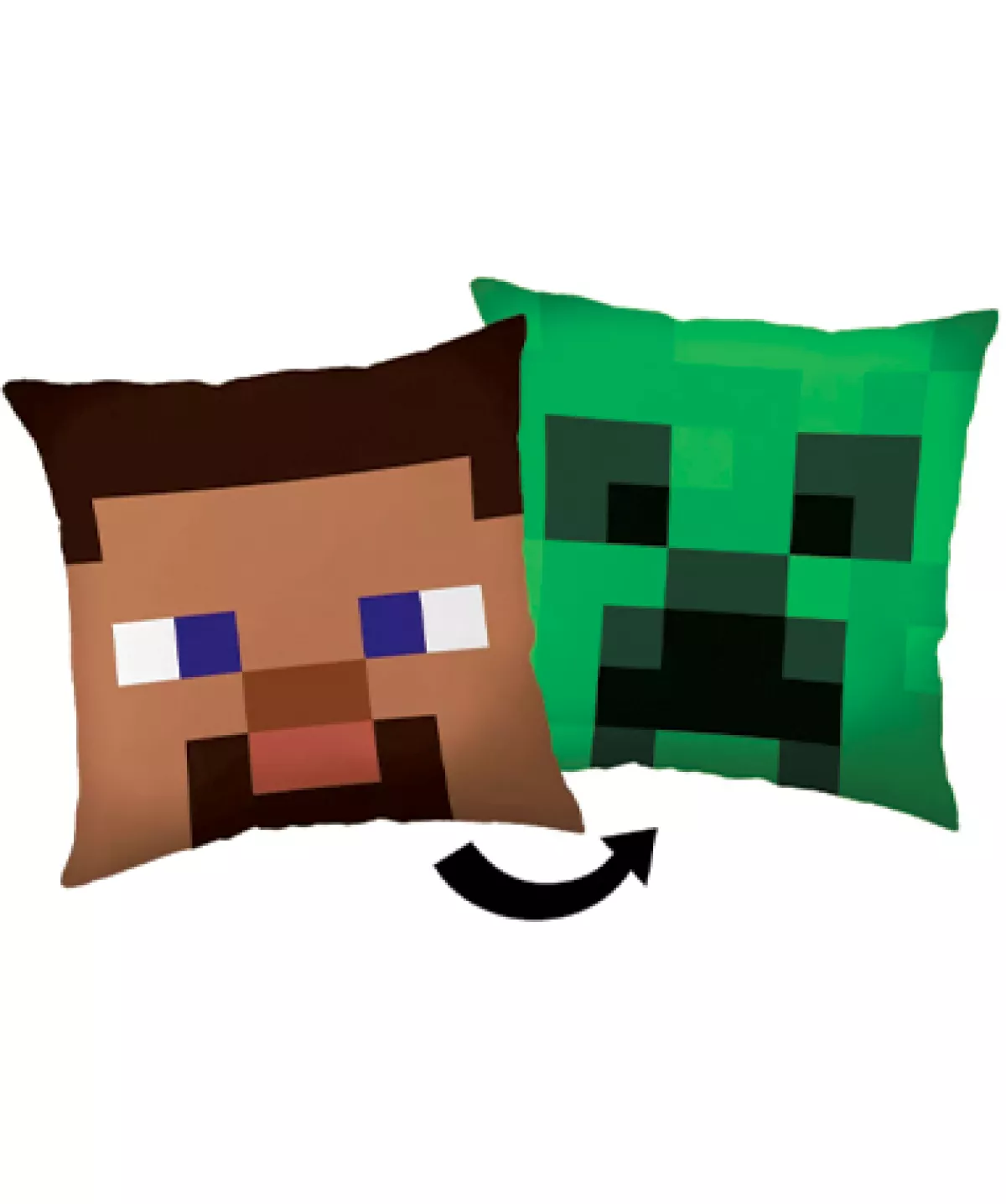 #2 - Minecraft Steve & Creeper pude 40x40cm