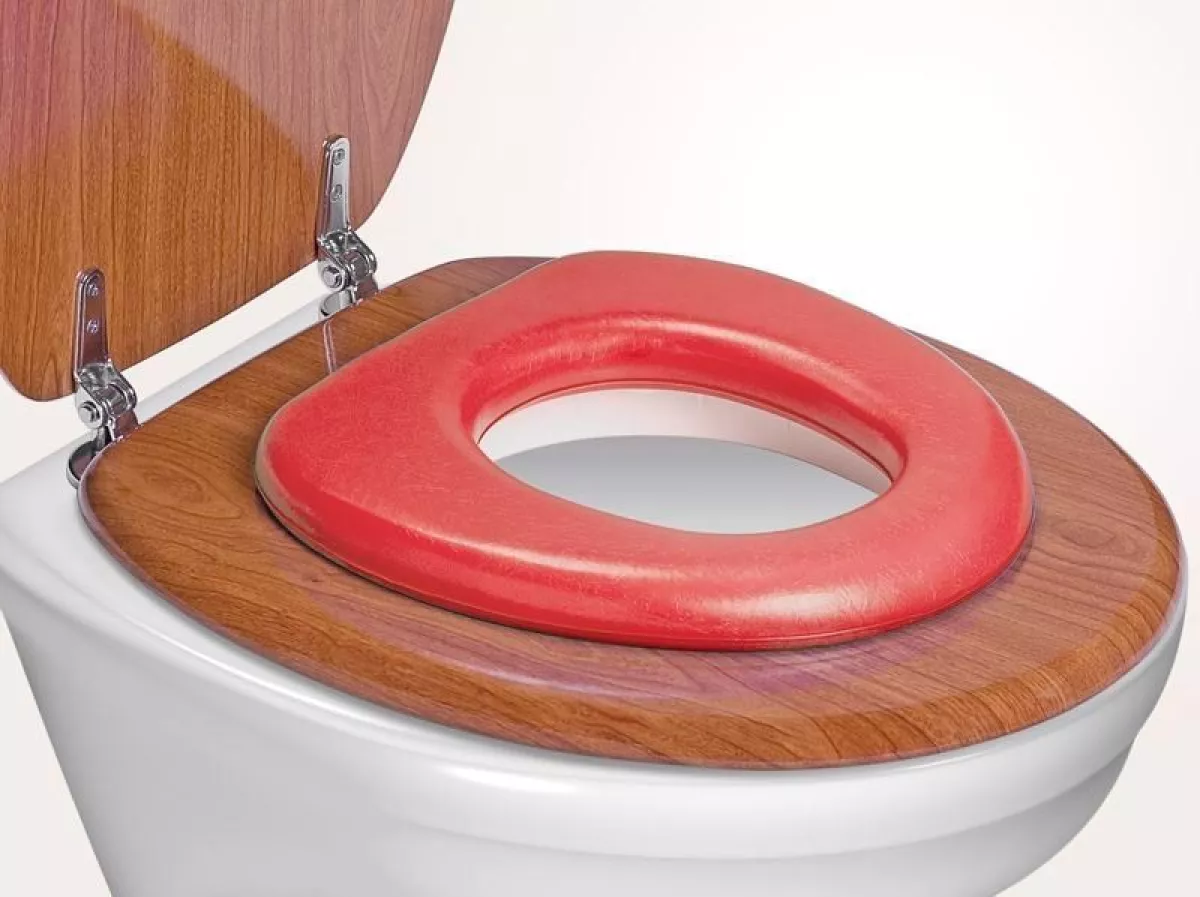 #1 - Toiletsæde i Rød fra Reer