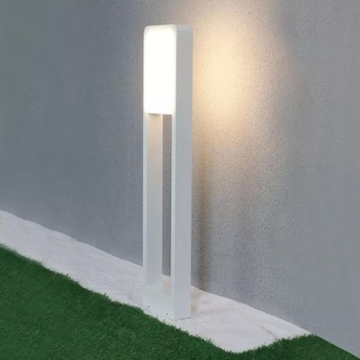 #1 - V-Tac 10W LED havelampe - Hvid, 80 cm, IP65, 230V - Dæmpbar : Ikke dæmpbar, Farve på hus : Hvid, Kulør : Neutral