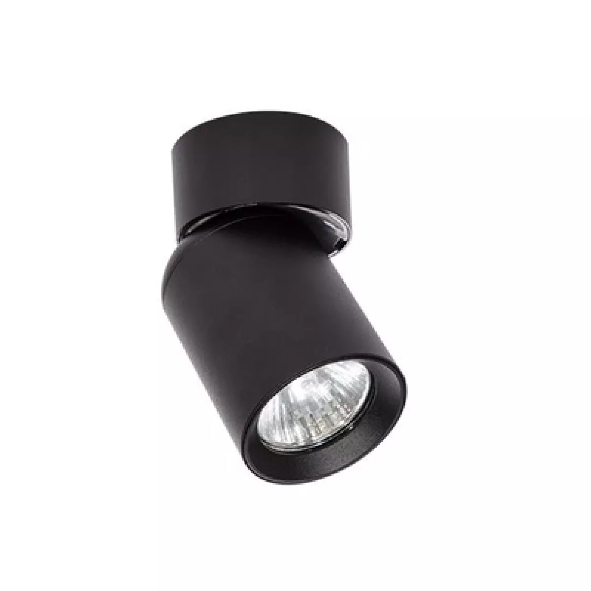 #1 - LED GU10 sort loftspot - Justerbar, til påbygning, ekskl. lyskilde