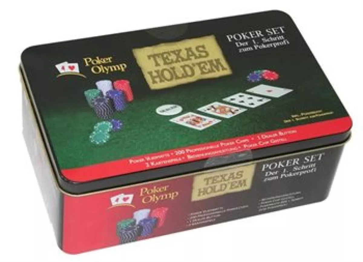 #1 - Pokersæt i flot metalboks klar til brug