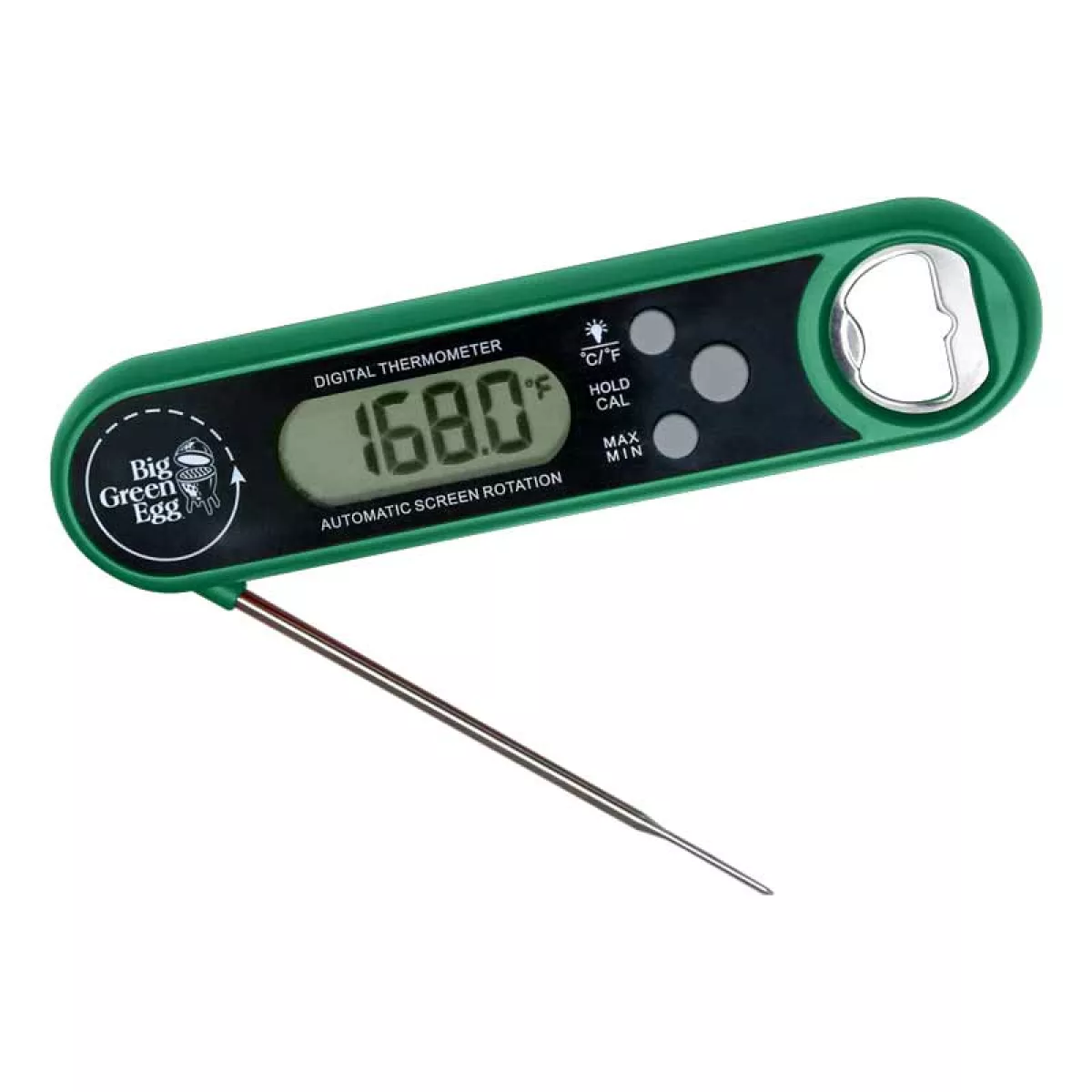 #1 - Big Green Egg Instant Read Thermometer With Bottle Opener