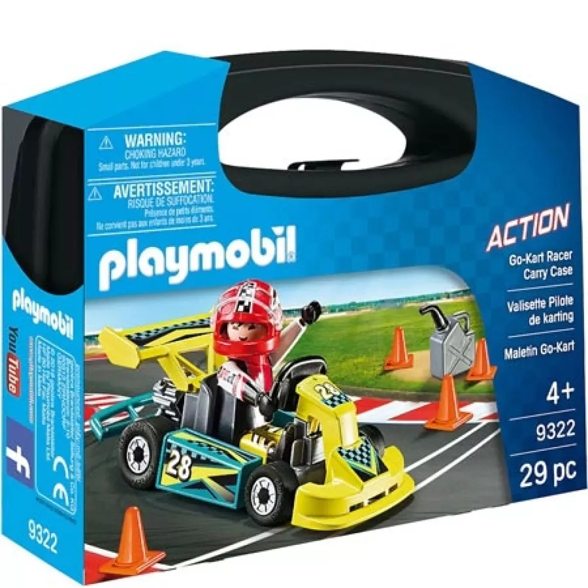 #3 - Playmobil Action Go-Kart Racer Kuffert - 9322
