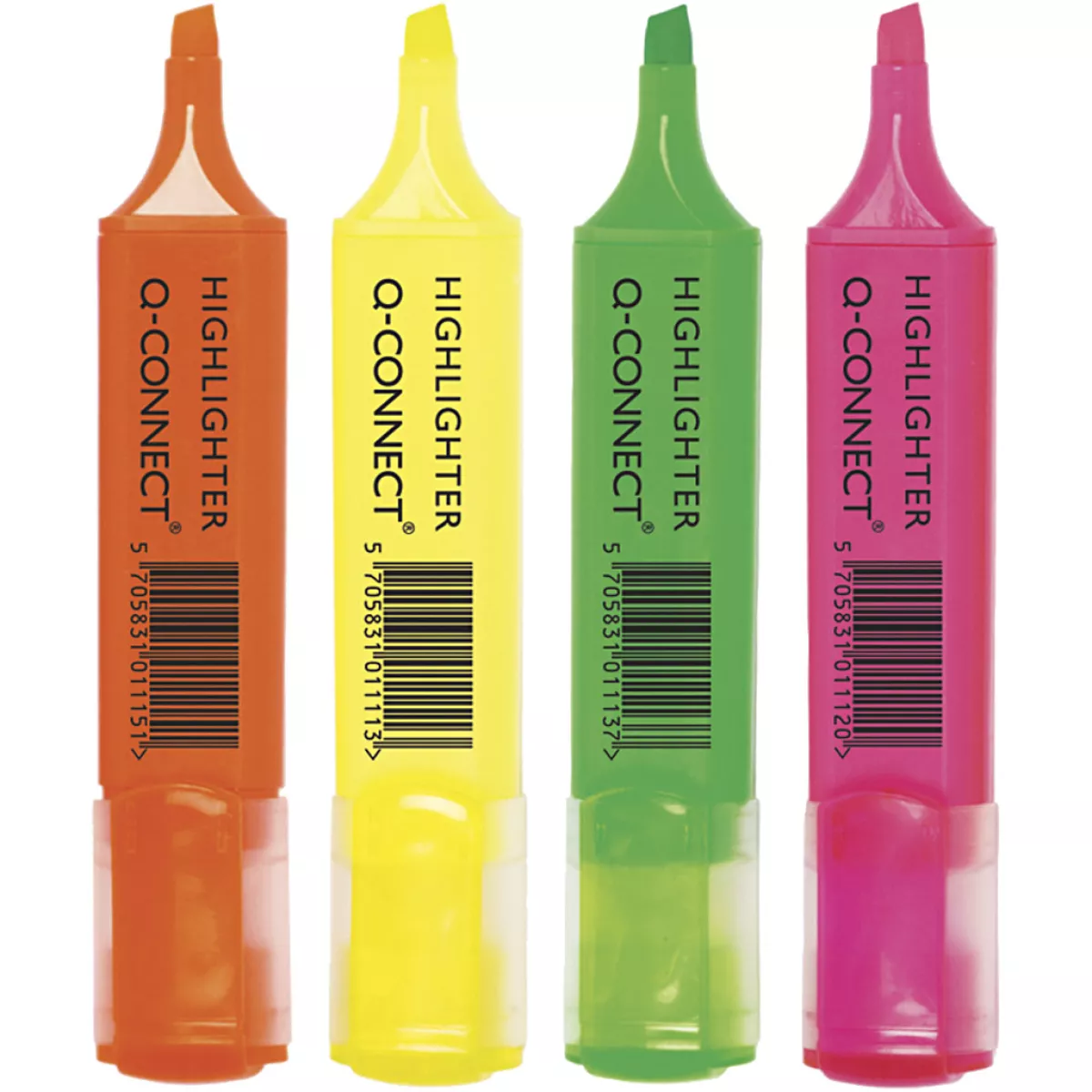 #1 - Overstregningspen, grøn, orange, pink, gul, 10 stk./ 1 pk.