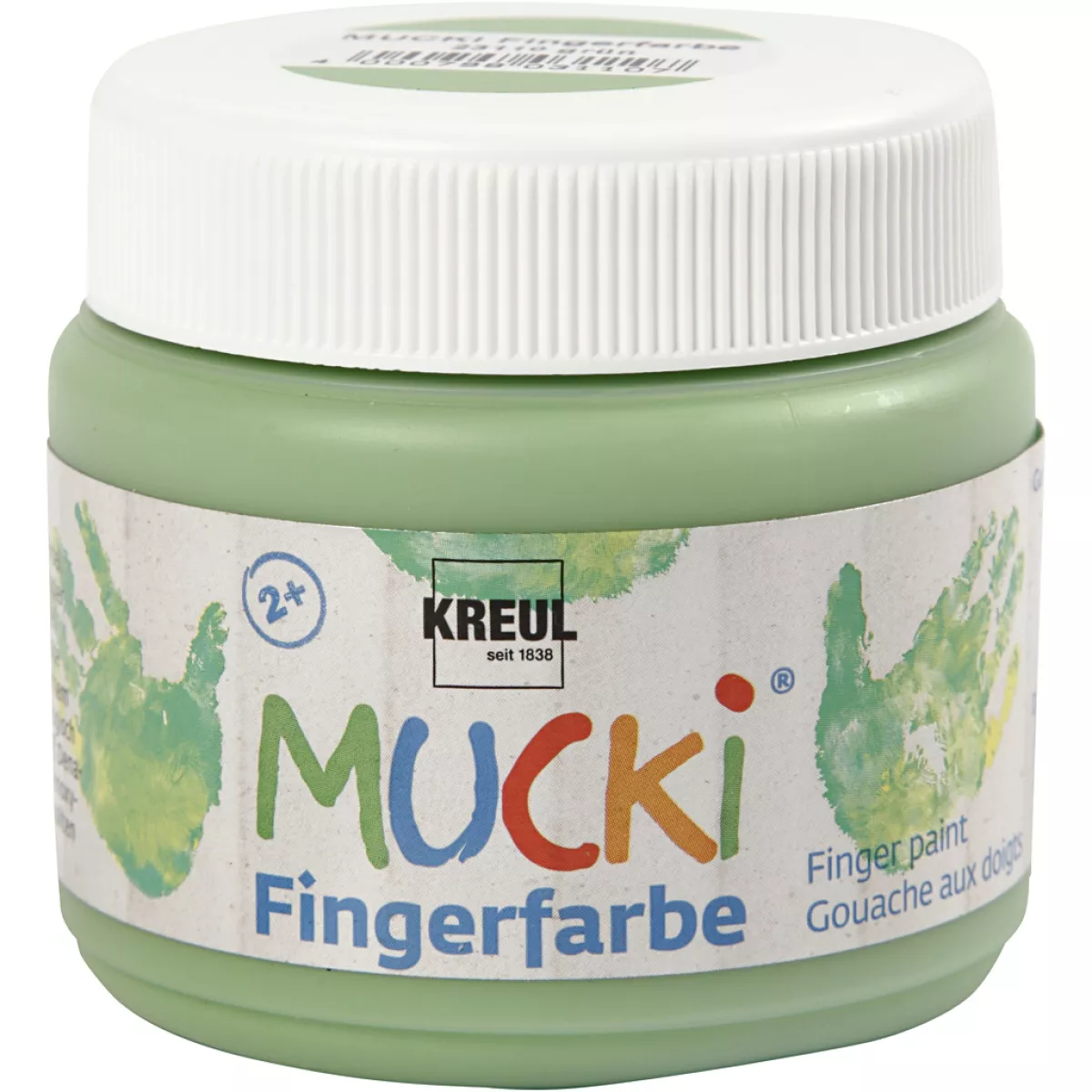 #2 - Mucki Fingermaling, grøn, 150 ml/ 1 ds.