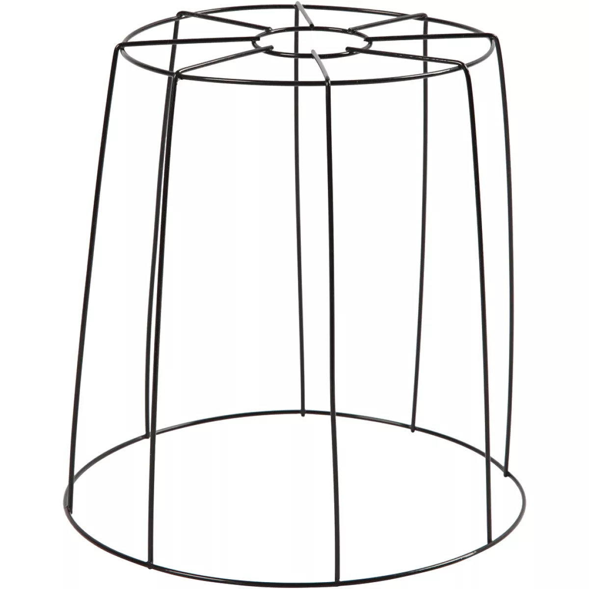 #1 - Lampeskærm, H: 20 cm, diam. 15,5-20 cm, sort, 1 stk.
