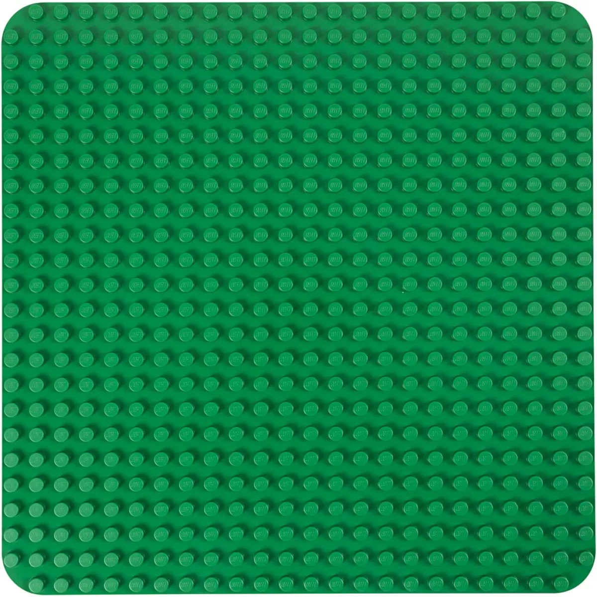#1 - Stor LEGOÂ® DUPLOÂ® byggeplade, L: 38 cm, str. 38x38 cm, grøn, 1 stk.
