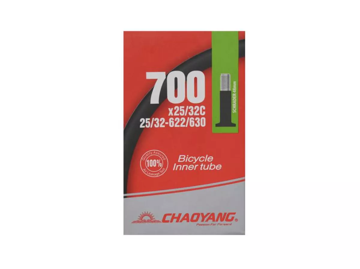 #1 - Chaoyang Slange 700 × 25-32C med 48mm lang Autoventil