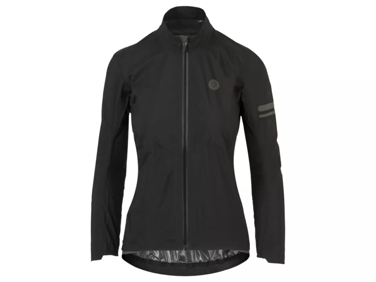 #3 - AGU Jacket Essential Prime Rain - Dame cykelregnjakke - Sort - Str. S