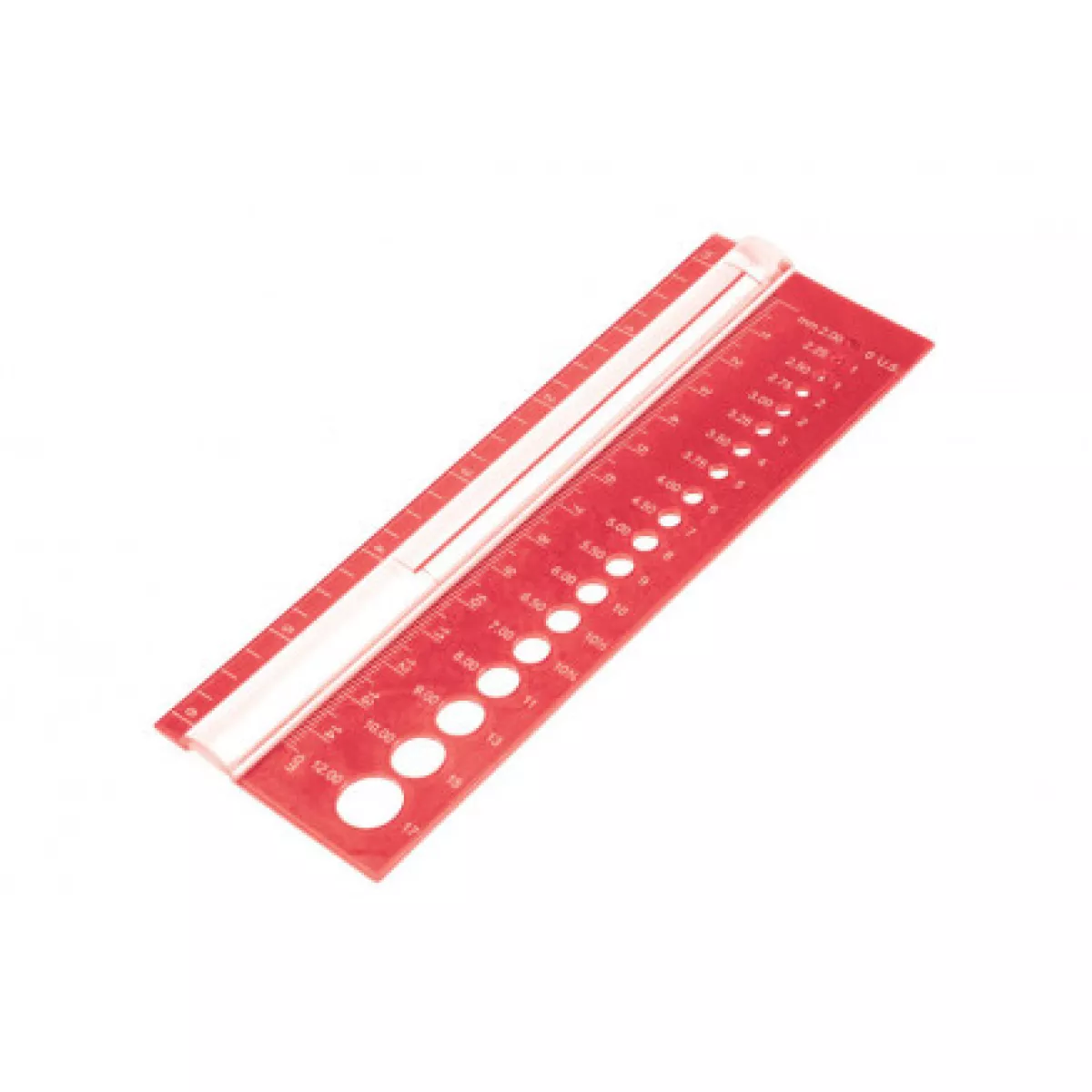 #1 - KnitPro Strikkepindemåler Rød 2-12mm (0-17 US)
