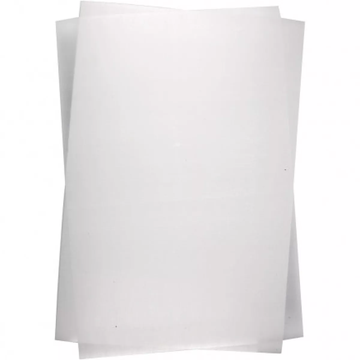 #2 - Krympeplast, 20x30 cm, tykkelse 0,3 mm, mat hvid, 10 ark/ 1 pk.