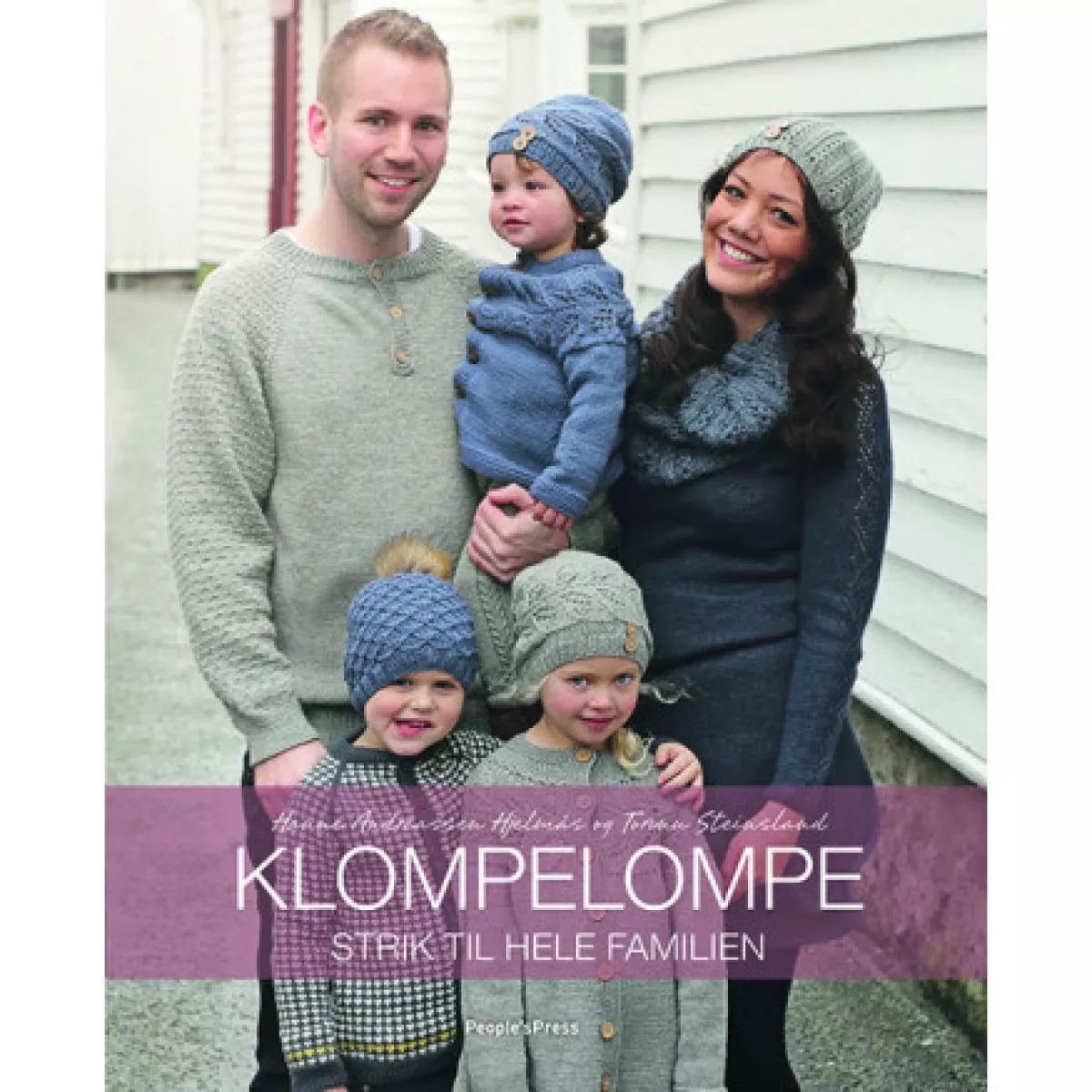 #1 - Klompelompe Strik til hele familien - Bog af Hanne Andreassen Hjelmås