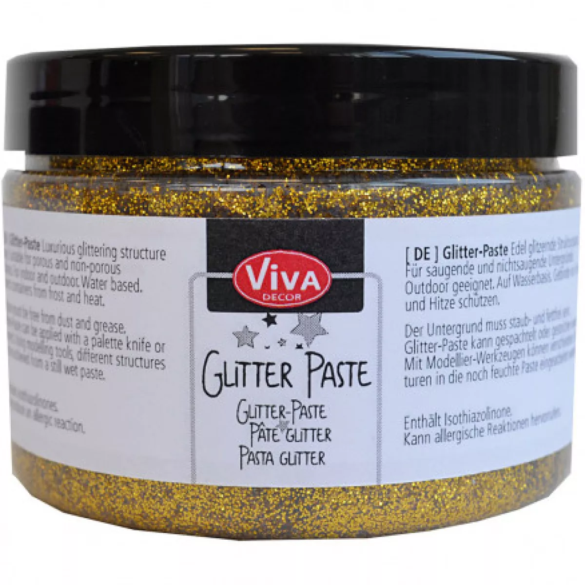 #2 - Glitter Paste, guld, 150 ml/ 1 ds.