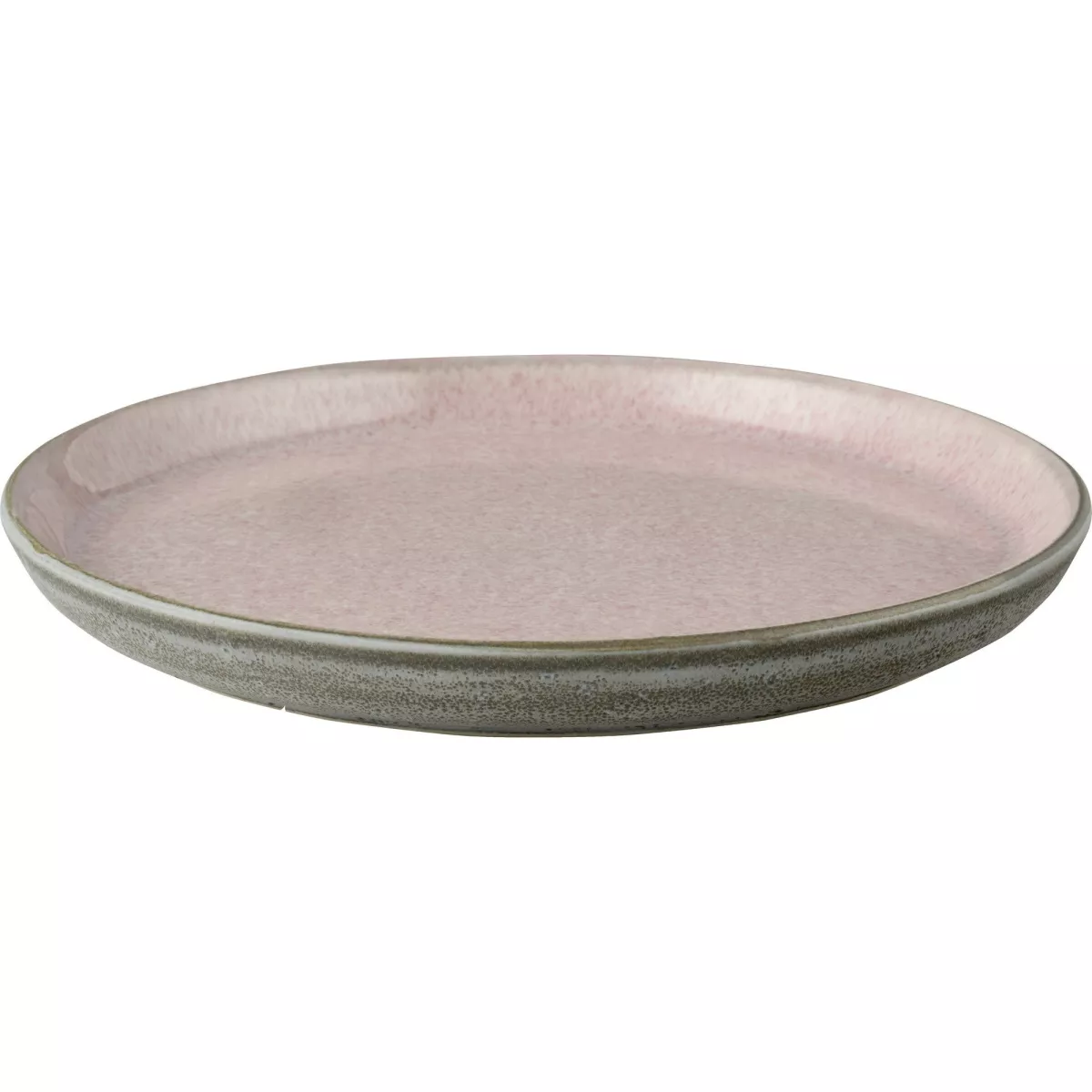 #3 - Bitz Gastro tallerken 21 cm grå/rosa