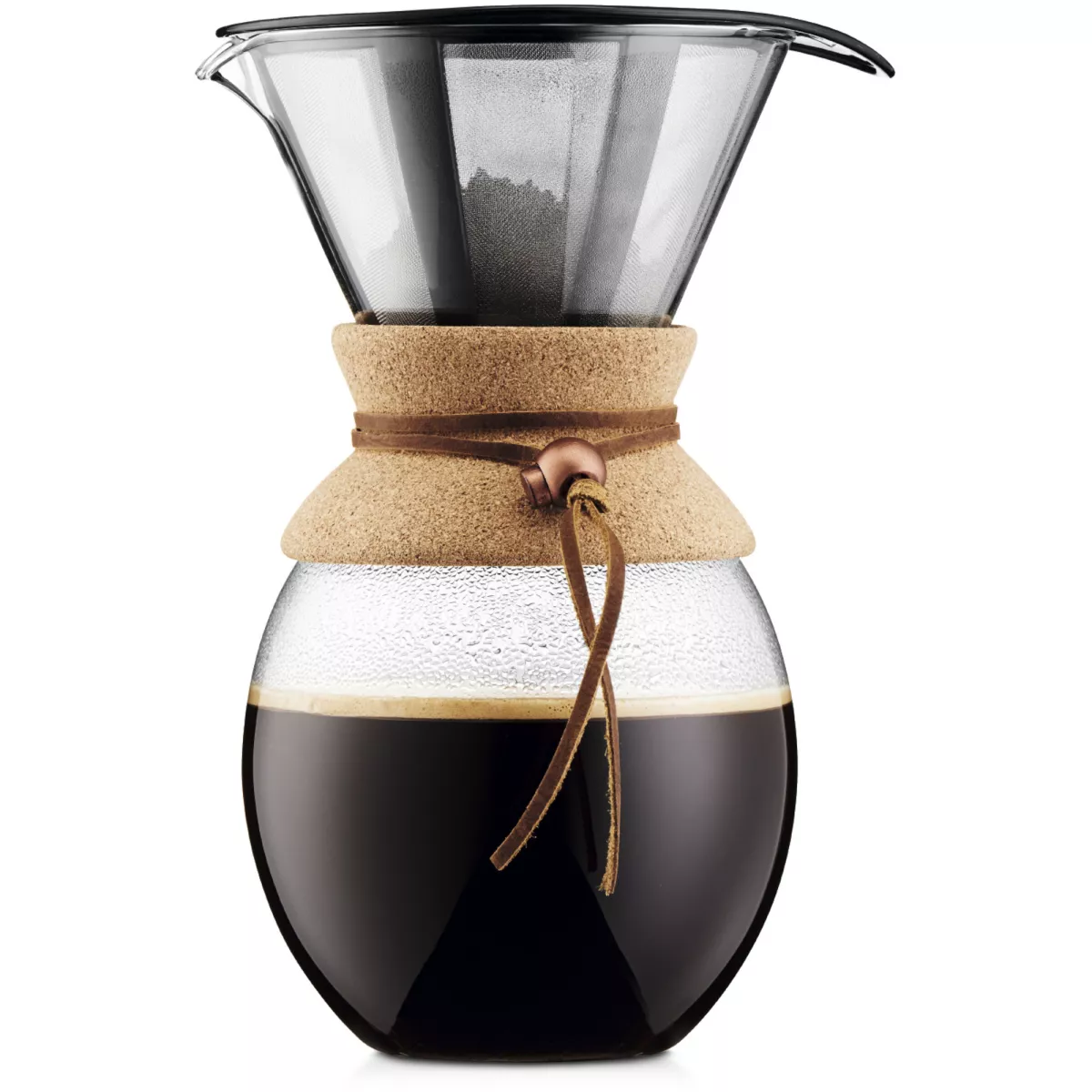 #1 - Bodum POUR OVER Kaffebrygger m. filter, 1,5 l - Kork