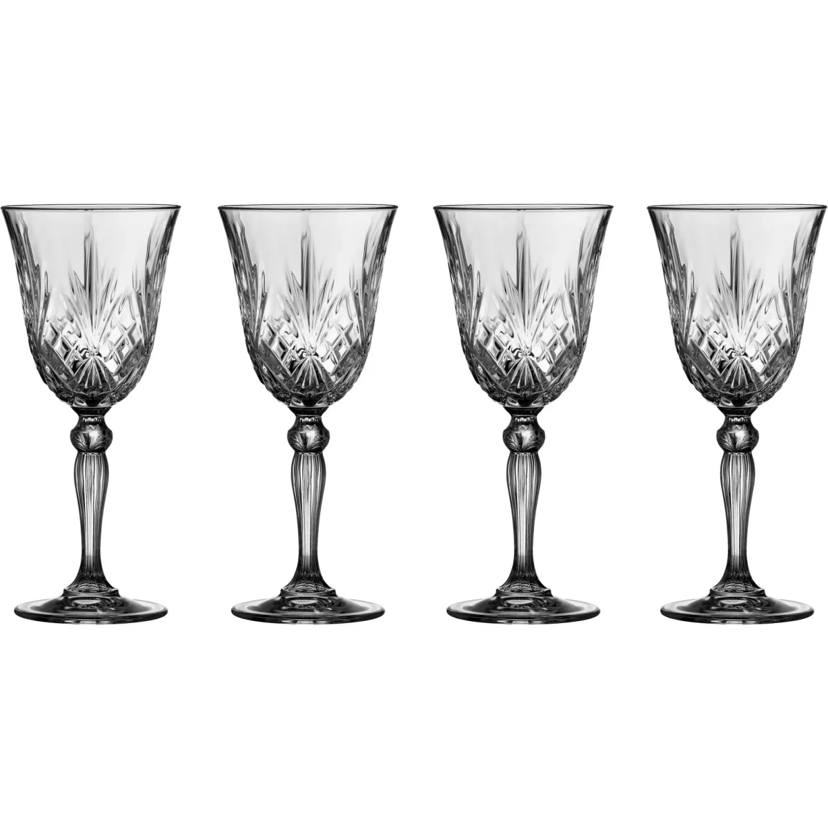 #1 - Lyngby Glas Melodia Rødvinsglas, 4 stk.