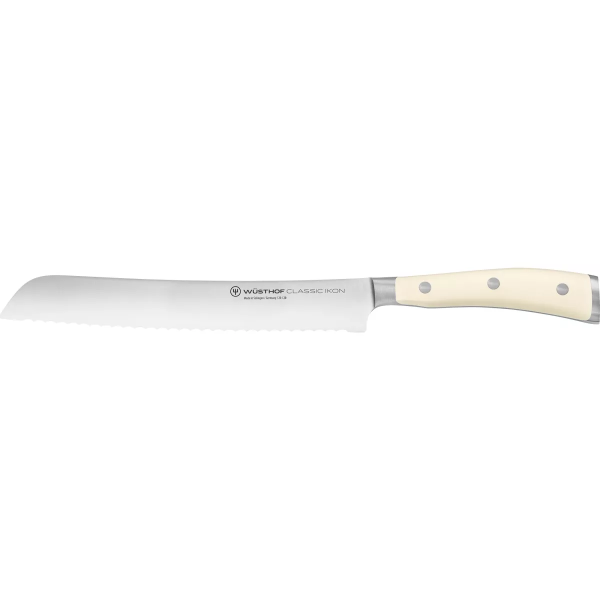 #1 - Wüsthof Classic Ikon brødkniv hvid 20 cm.
