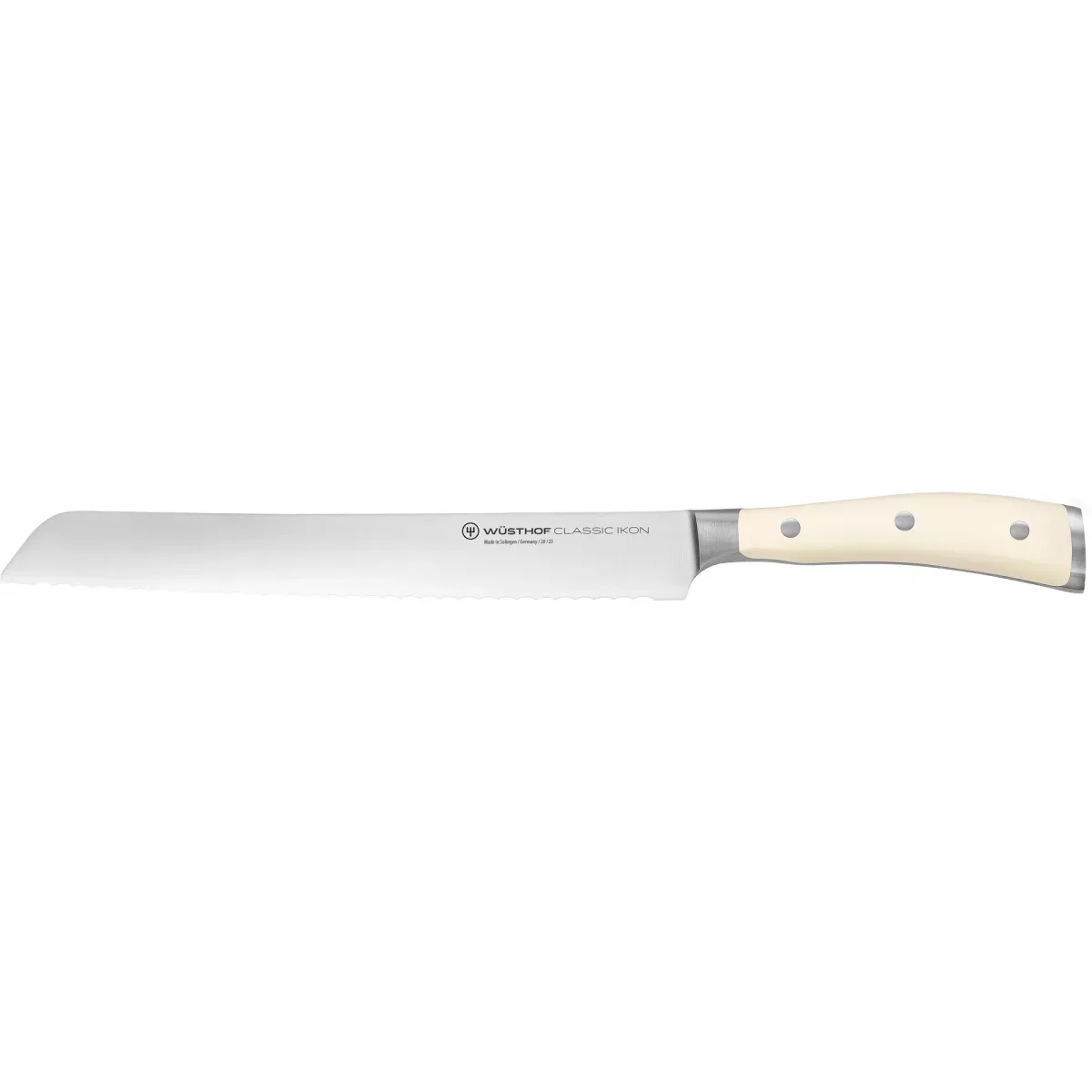 #1 - Wüsthof Classic Ikon brødkniv hvid 23 cm.
