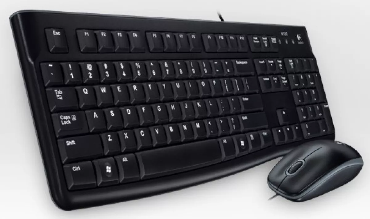#1 - Logitech Desktop MK120 Tastatur og mus-sæt.