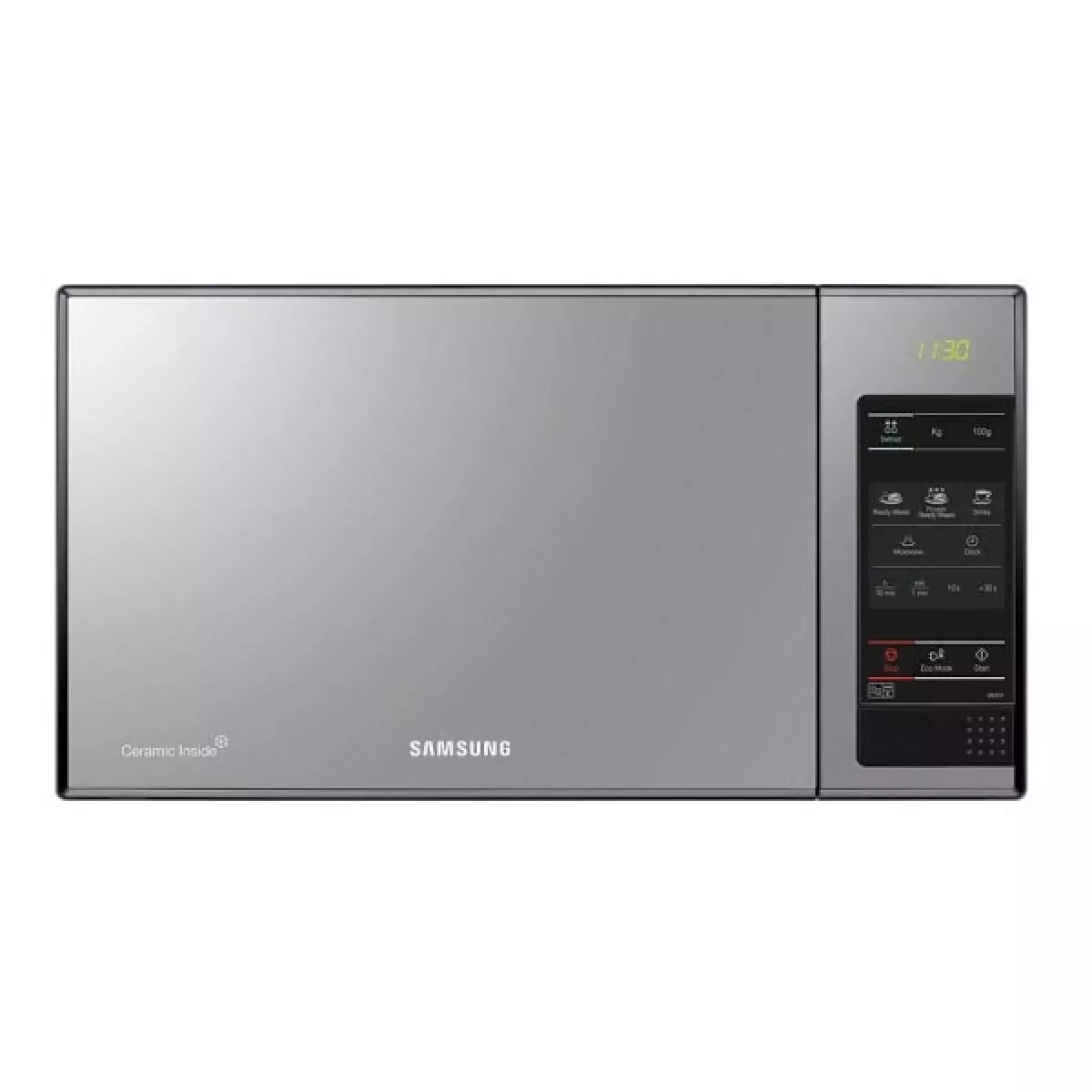 #1 - Samsung Mikrobølgeovn Fritstående Mikroovn på 800W. 23liter. Sort.