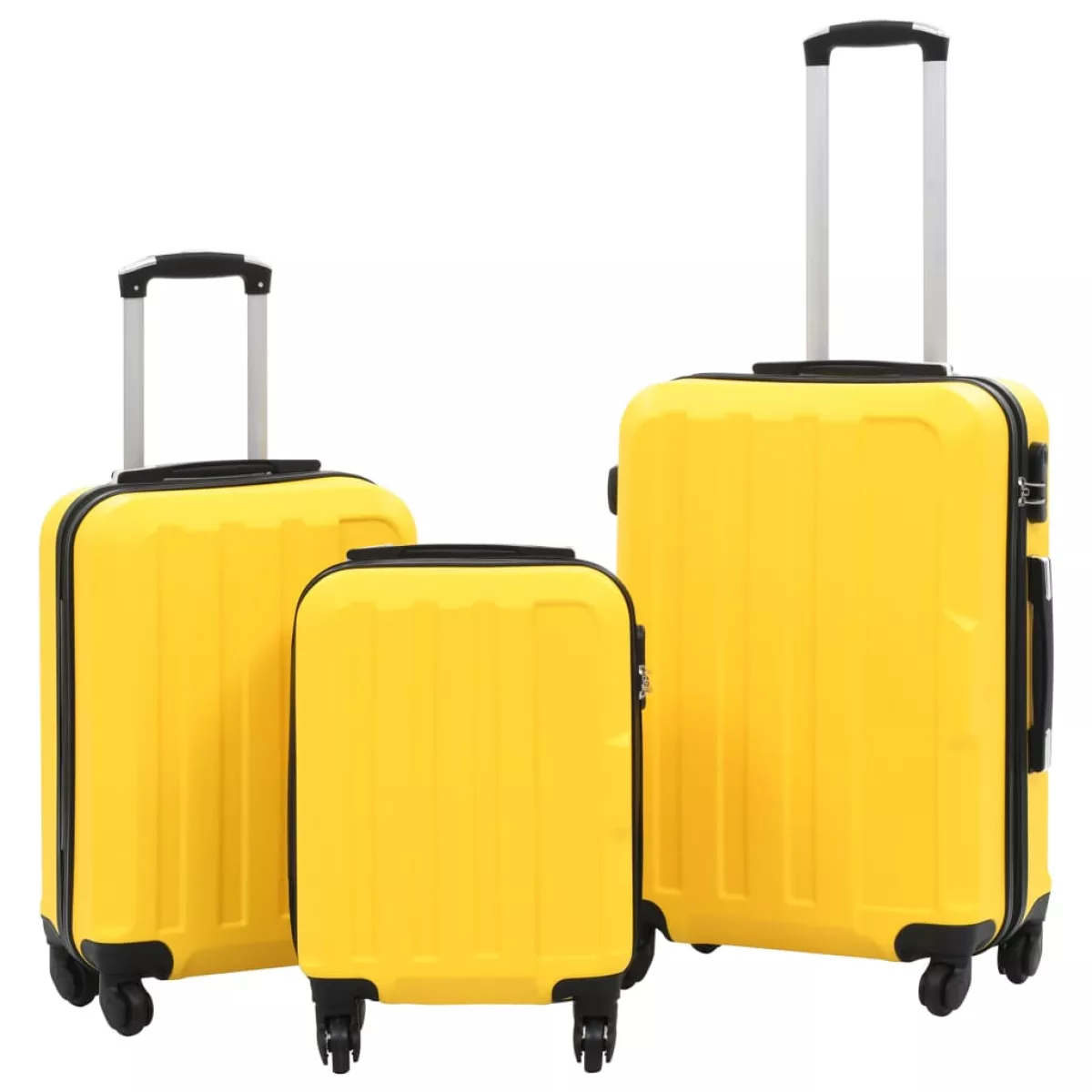 #1 - vidaXL kuffertsæt i 3 dele hardcase ABS gul