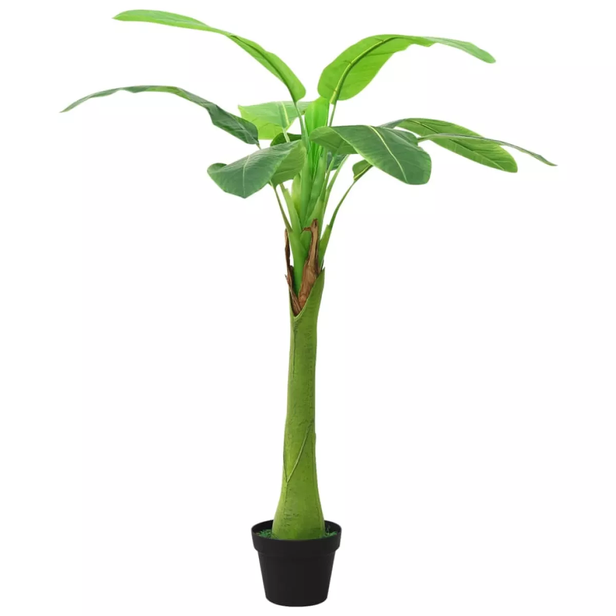 #1 - vidaXL kunstig bananpalme med potte 140 cm grøn