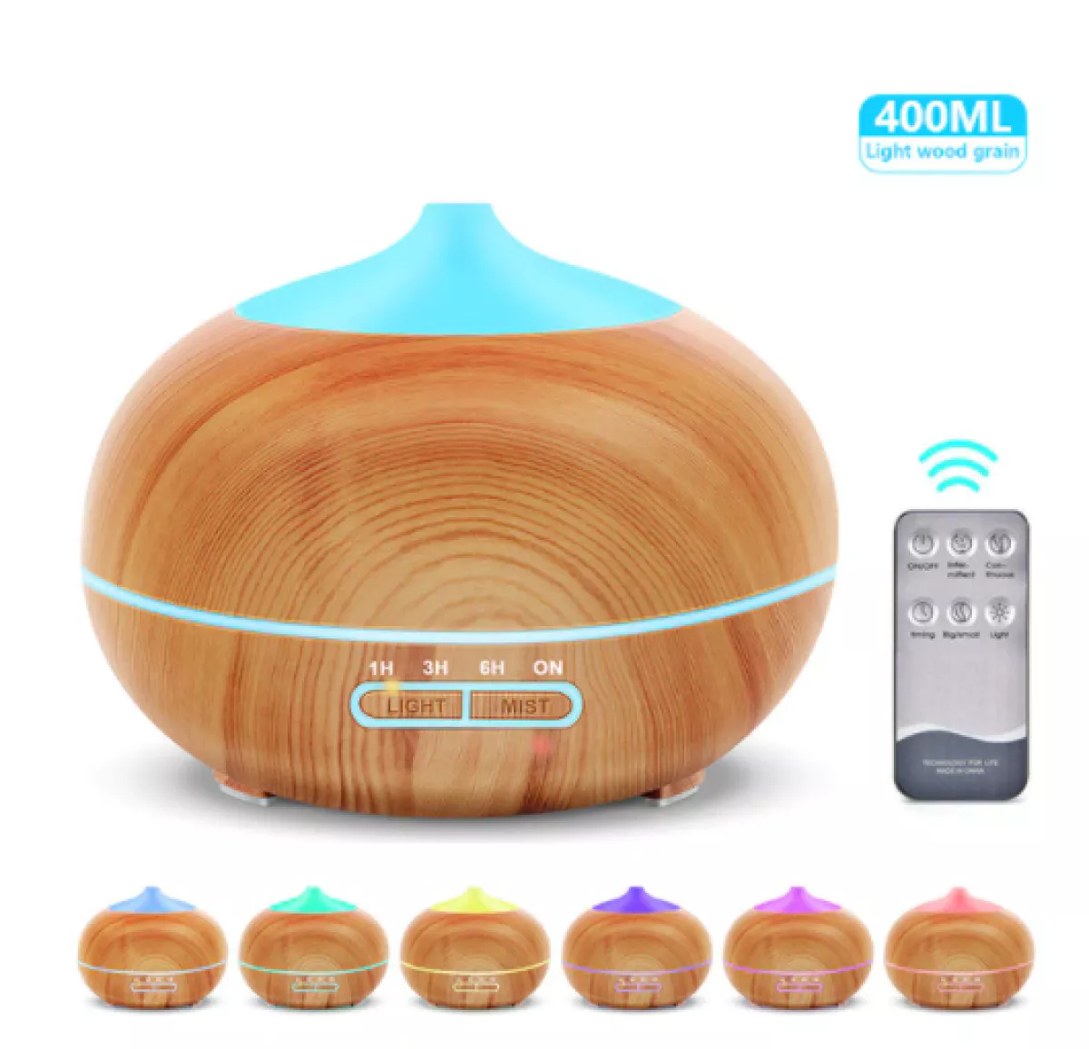 #1 - Aroma Diffuser - Duftlampe 400 ml, H1 Lys