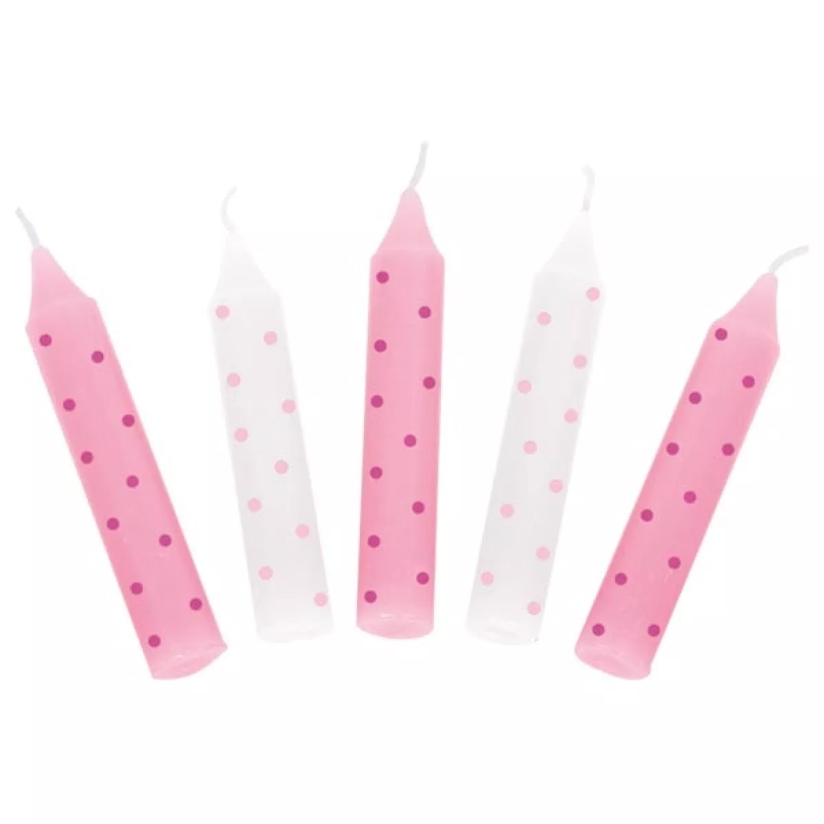 #3 - Fødselsdagslys fra Goki - Pink prikker