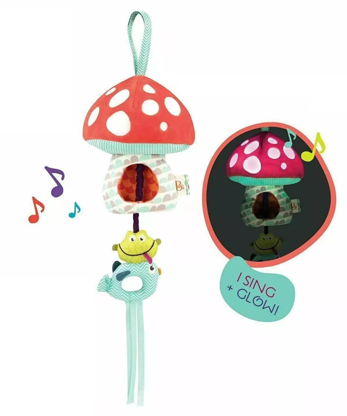 #3 - Spilledåse m. lys fra B. Toys - Magical Mellow paddehat