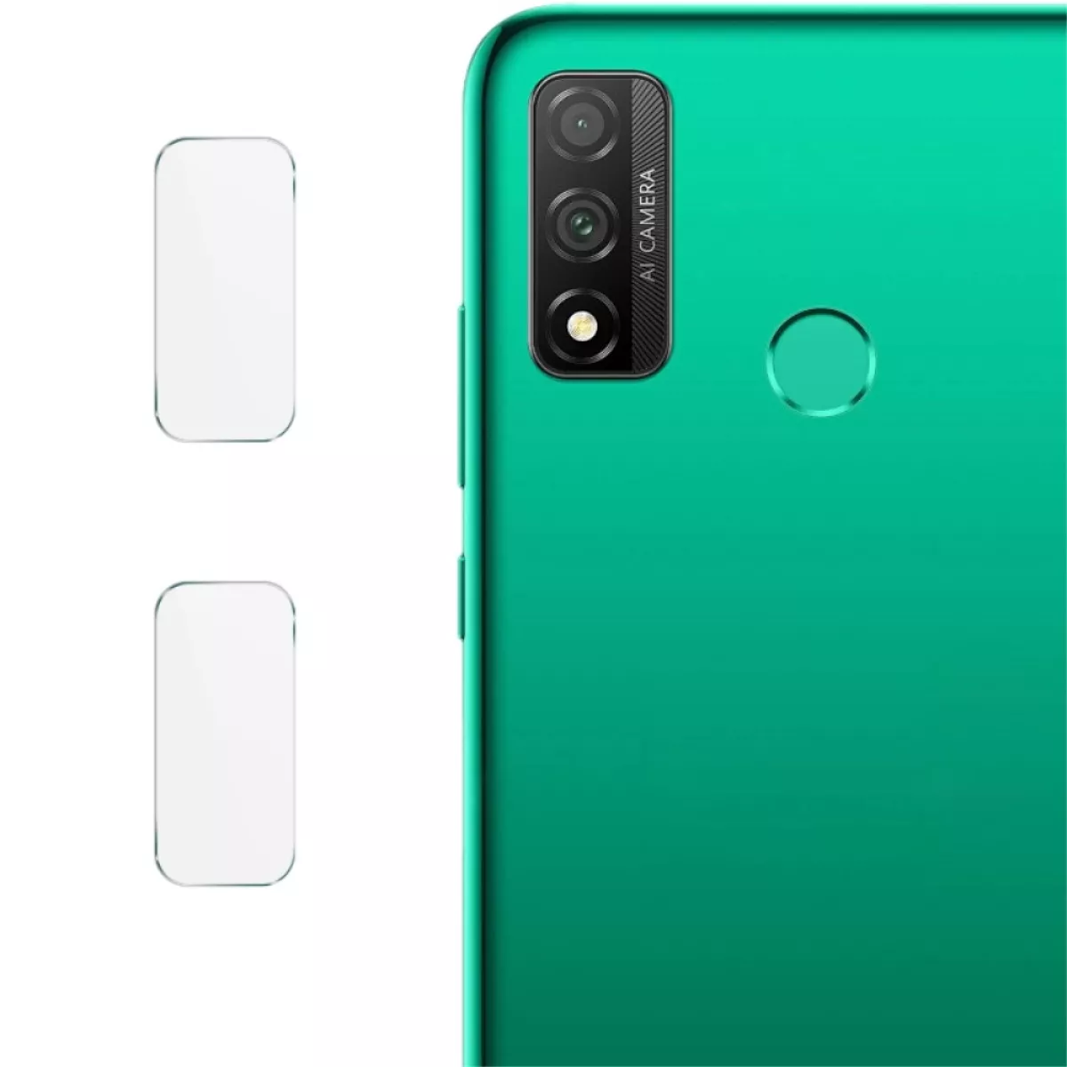 #1 - Huawei P Smart (2020) - IMAK ultraklar beskyttelsesfilm til kamera linse (sæt med 2stk.)