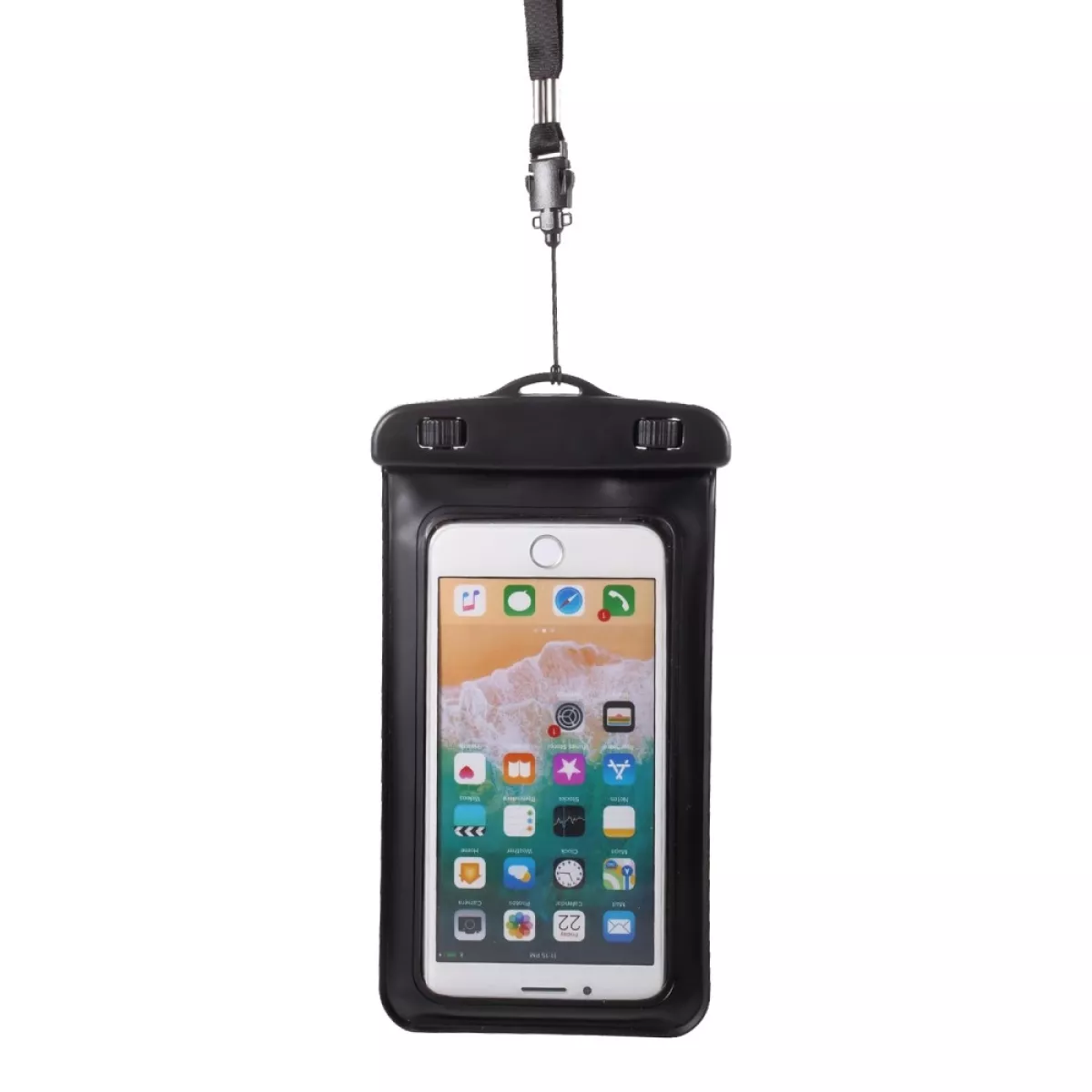 #1 - Universal vandtæt taske / etui til smartphones iPhone, samsung, huawei, sony, Nokia ect. - Sort