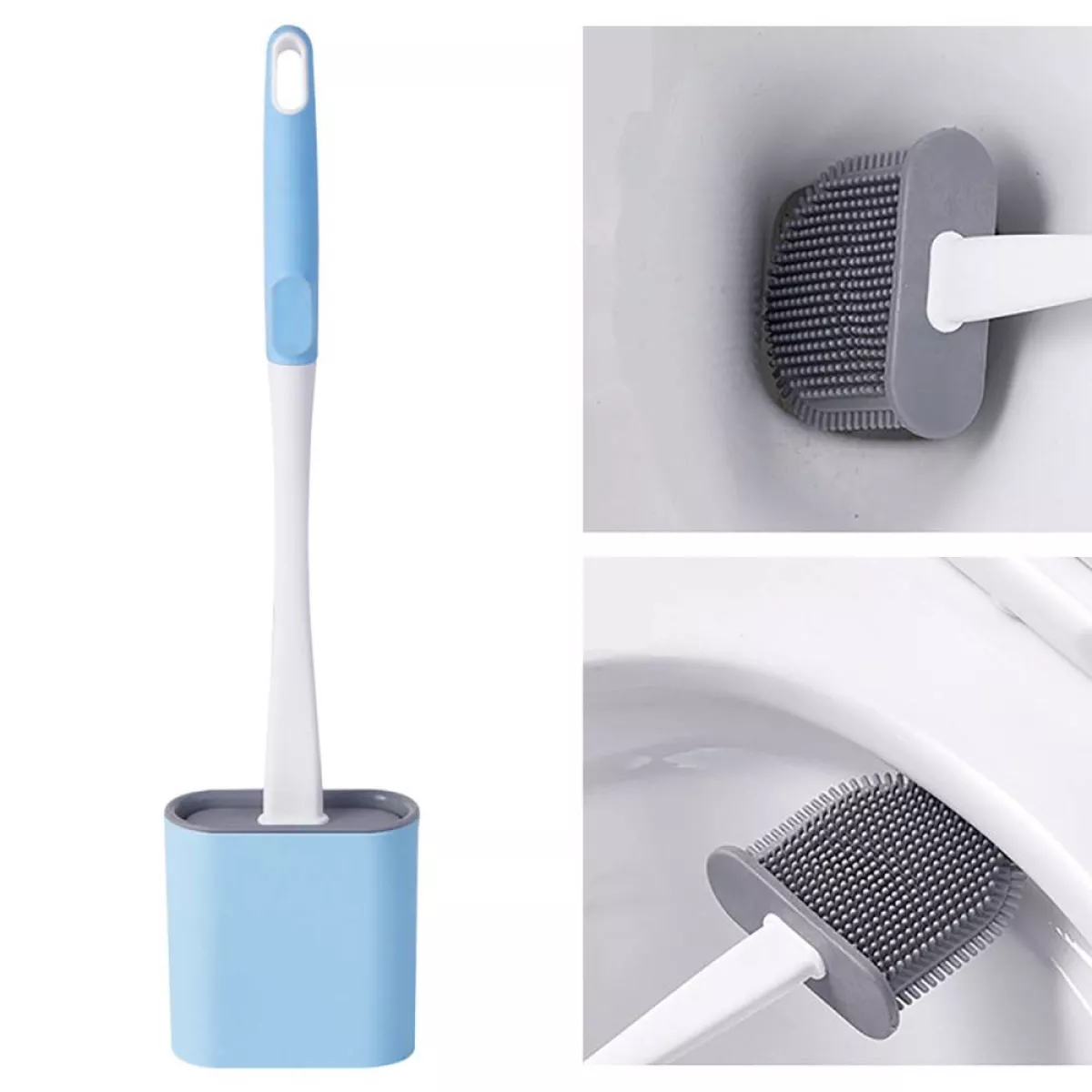 #1 - Smart design 6905 - Toiletbørste - Hurtigtørrende - Himmelblå
