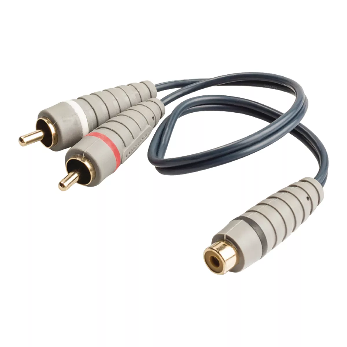 #1 - Premium Kabel til subwoofer - 2x RCA (han) / 1x RCA (hun) splitter kabel 0.20m