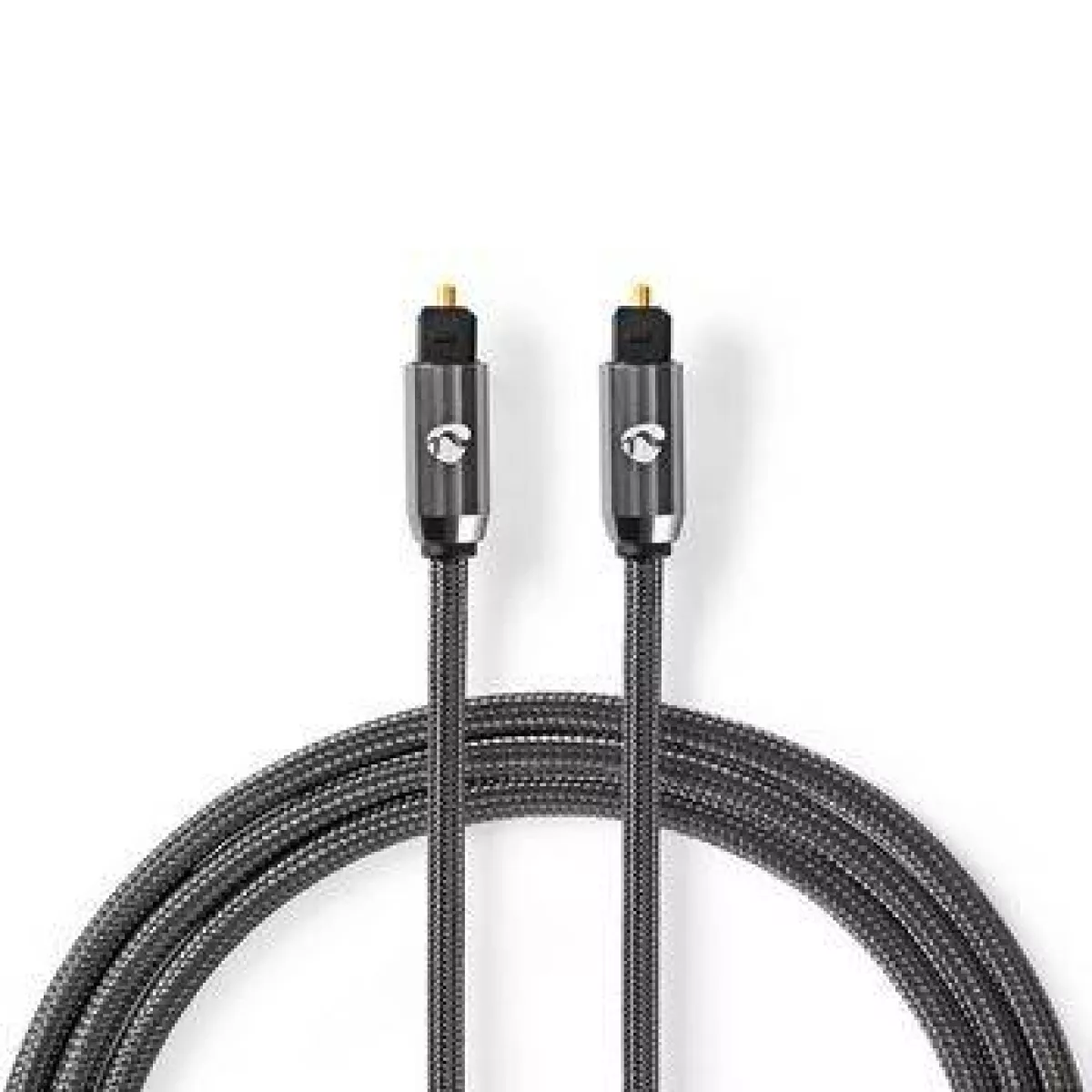 #2 - Optisk toslink Digital kabel - Metalgrå - 3 m