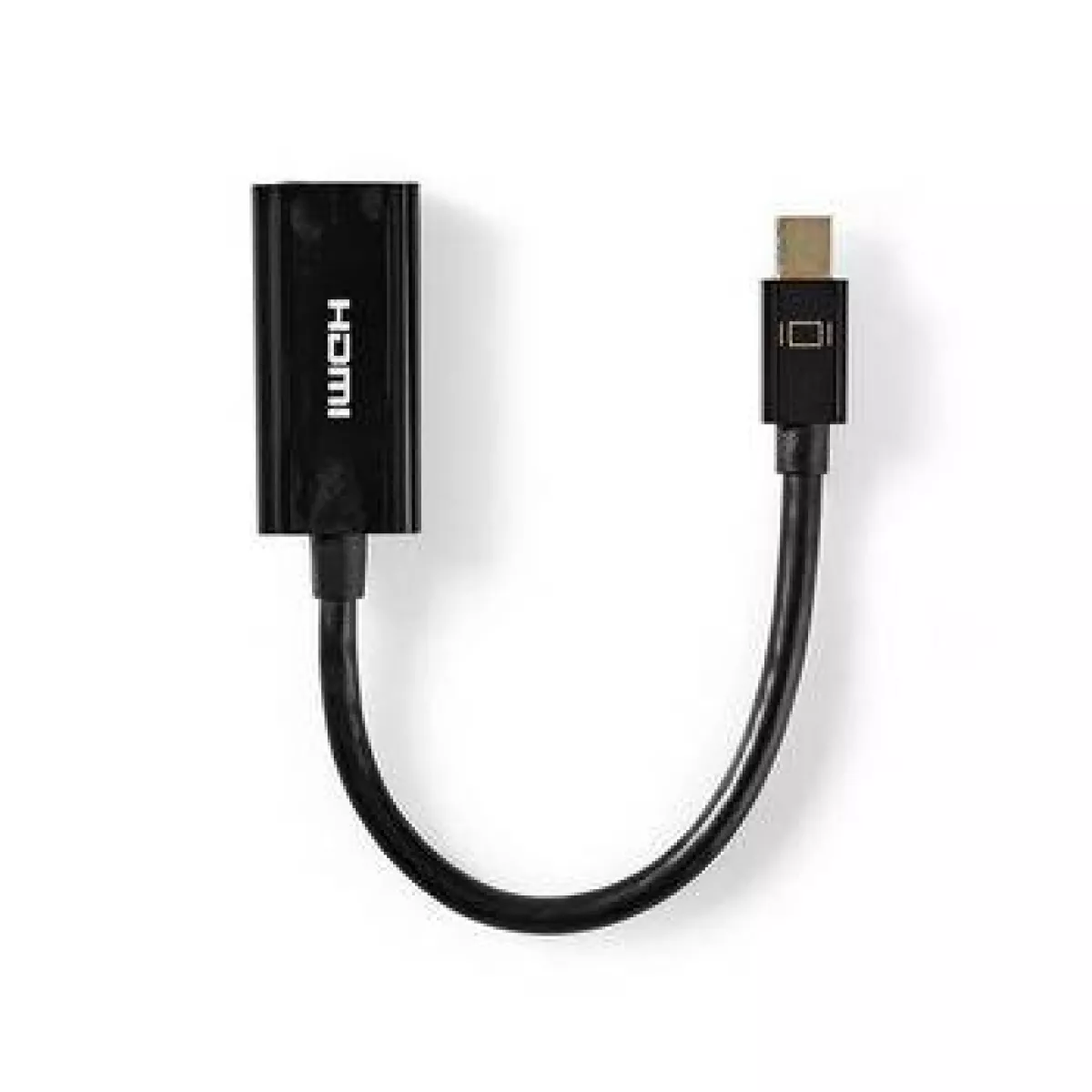 #1 - Mini Displayport til HDMI 4K UHD Adapterkabel - Sort - 0.20 m