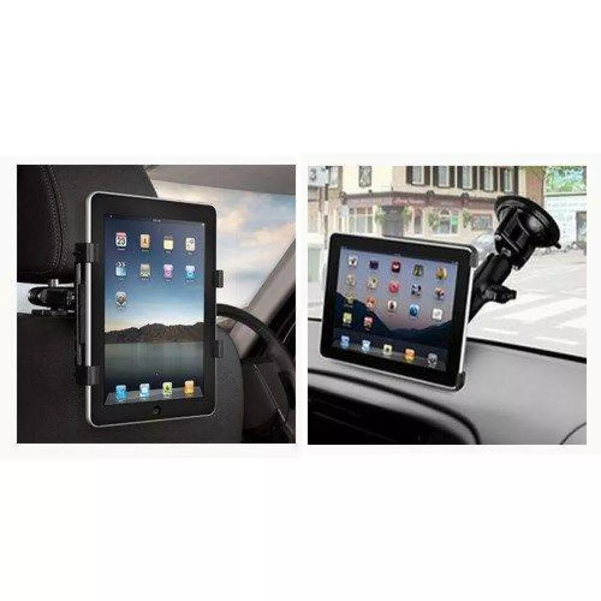 #3 - 2 i 1 Multifunktionel Holder til Bilen til iPad/Samsung