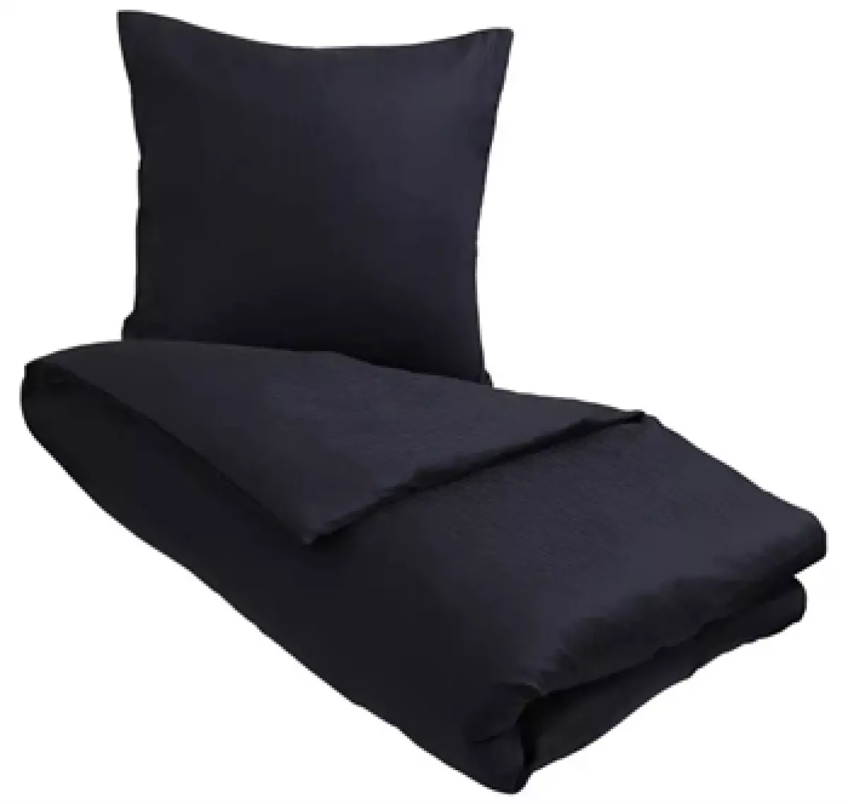 #3 - Egyptisk bomuld sengetøj - 140x200 cm - Mørke blåt sengetøj - Ekstra blødt sengesæt fra By Borg