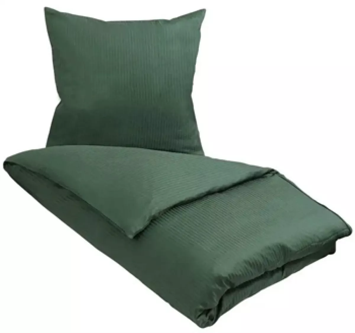 #1 - Egyptisk bomuld sengetøj - 140x200 cm - Grønt sengetøj - Ekstra blødt sengesæt fra By Borg