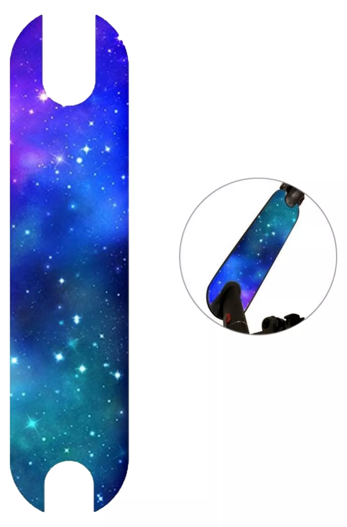 #1 - Fodmåtte Sticker til Xiaomi Mi M365-Lilla