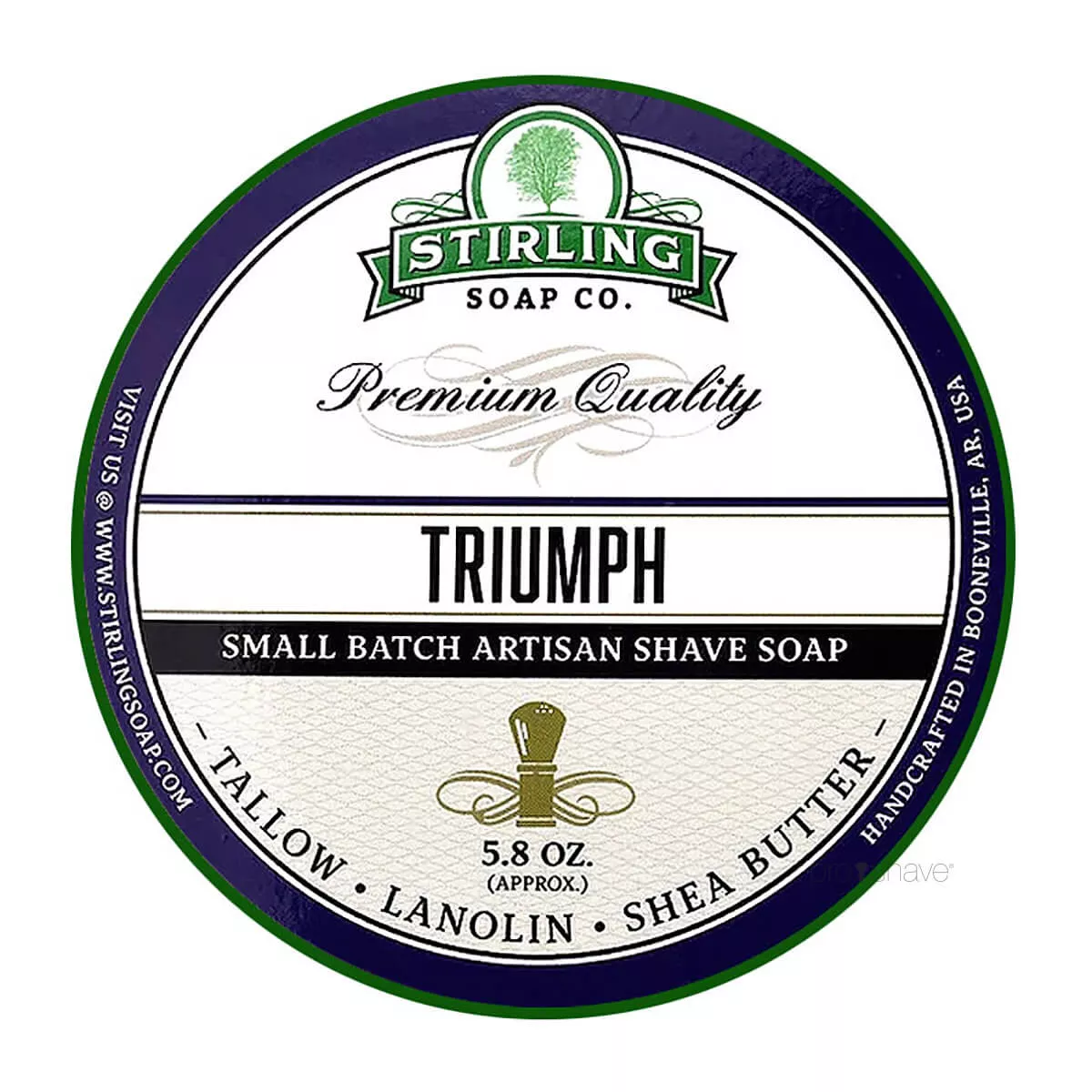 #1 - Stirling Soap Co. Barbersæbe, Triumph, 170 ml.