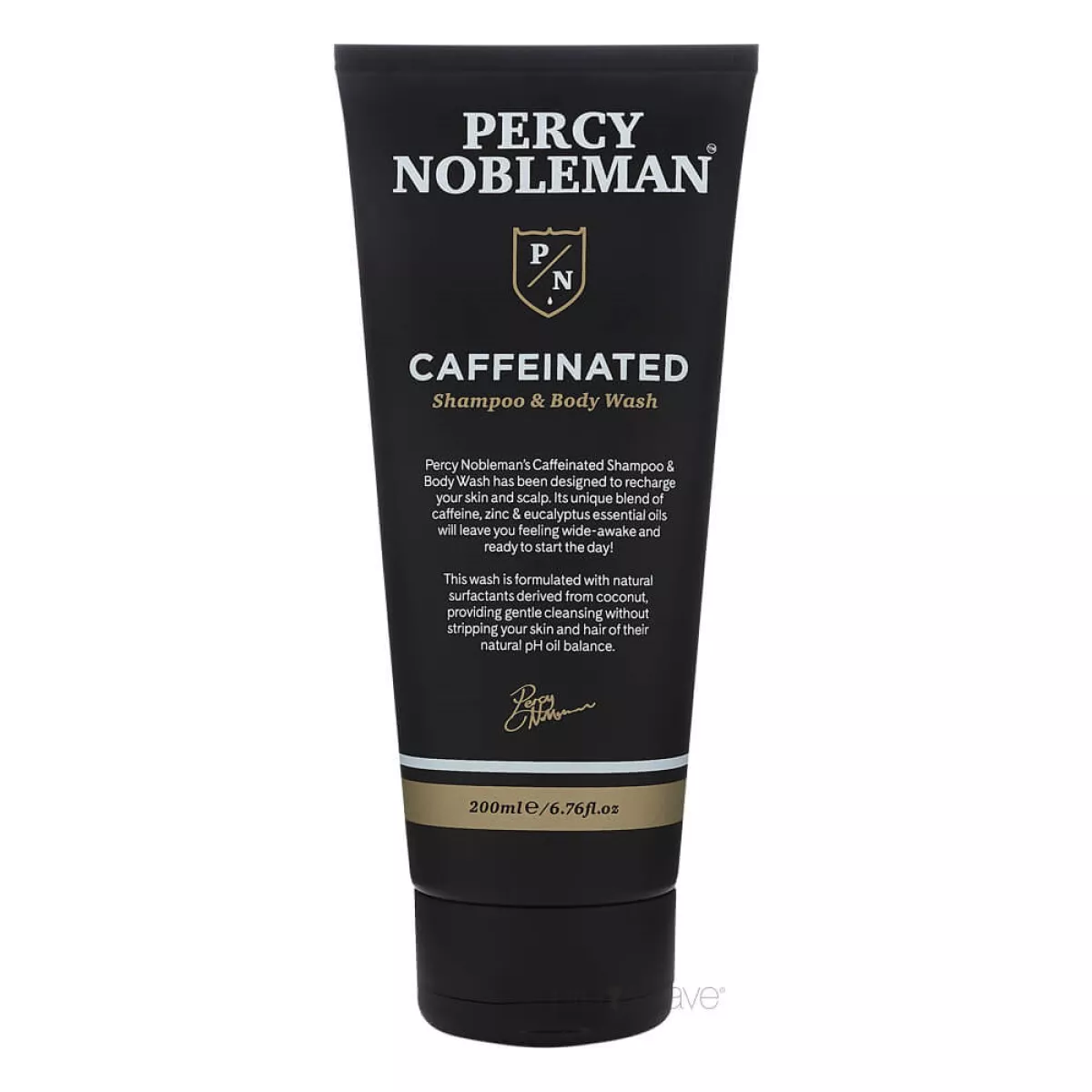 #2 - Percy Nobleman Caffeinated Shampoo & Body Wash, 200 ml.