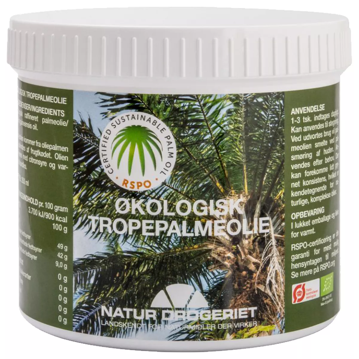 #2 - Palmeolie Økologisk 350 gr fra Naturdrogeriet
